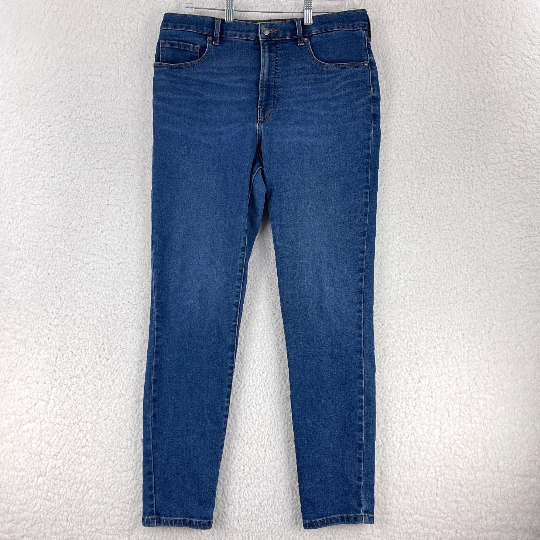 Everlane Everlane Jeans Womens Size 32 Blue Denim High-Rise Skinny Leg 5 Pocket Size 24" / US 00 / IT 34 - 2 Thumbnail