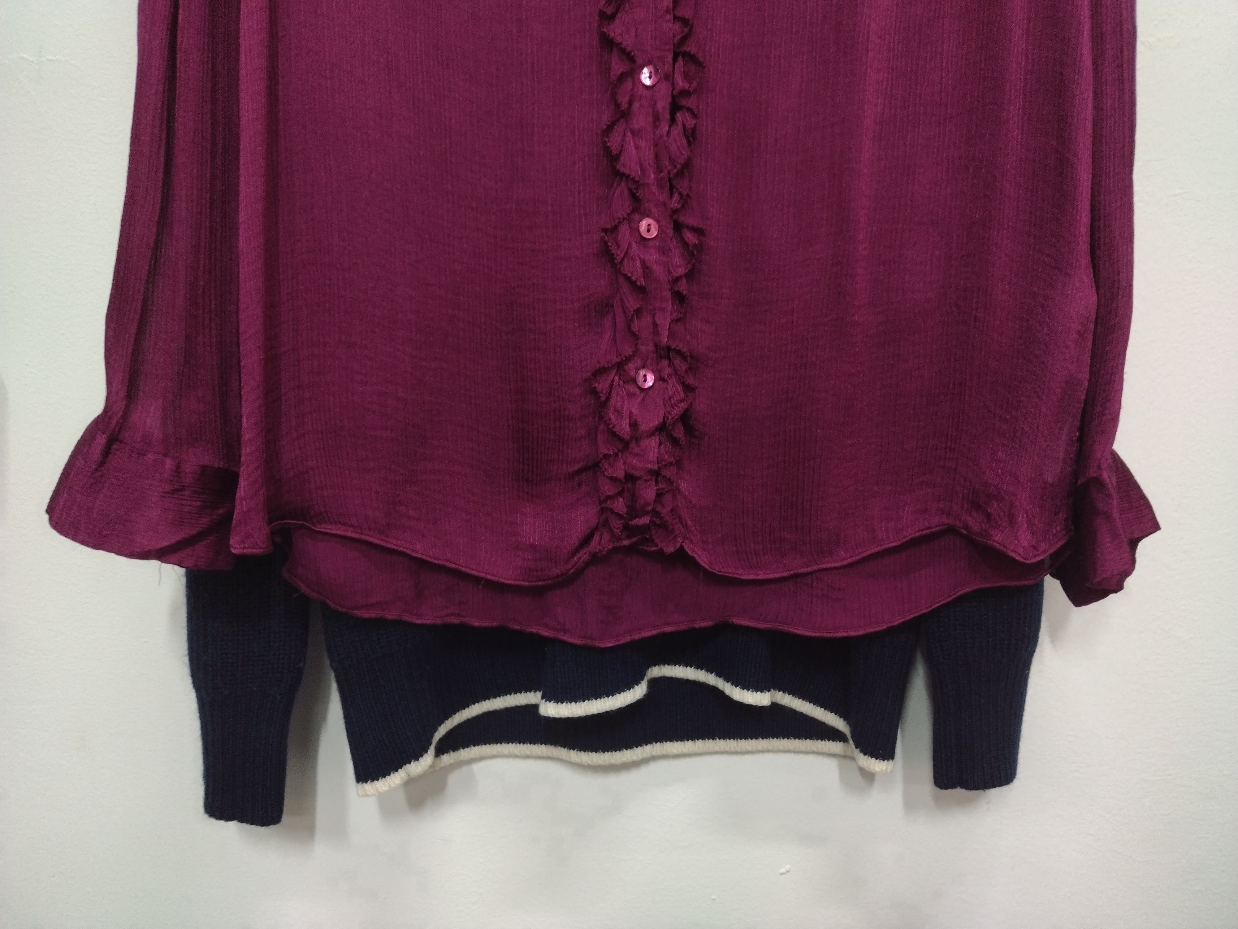 Designer × Massimo Dutti Nice design Mossimo Dutti Viscose Rayon Shirt Size S / US 4 / IT 40 - 10 Thumbnail