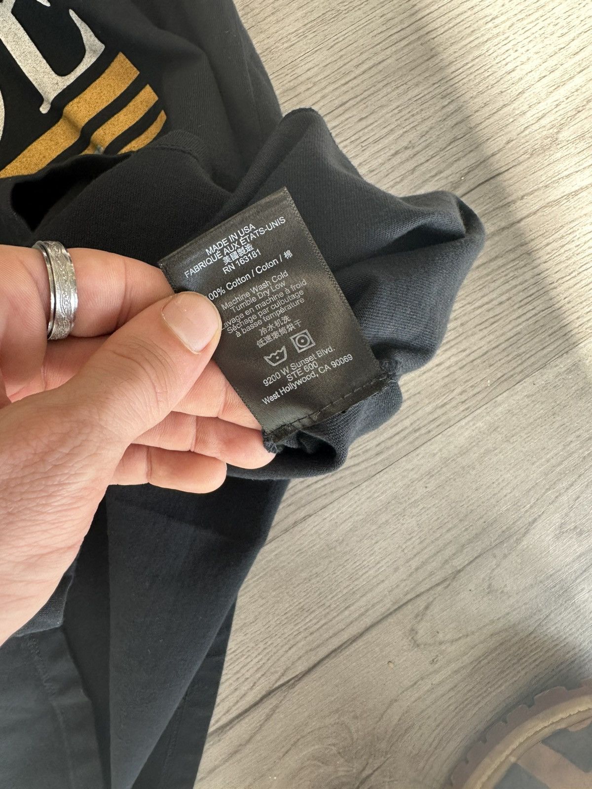 Rhude Rhude St. Barths Tee Black Size US M / EU 48-50 / 2 - 4 Thumbnail