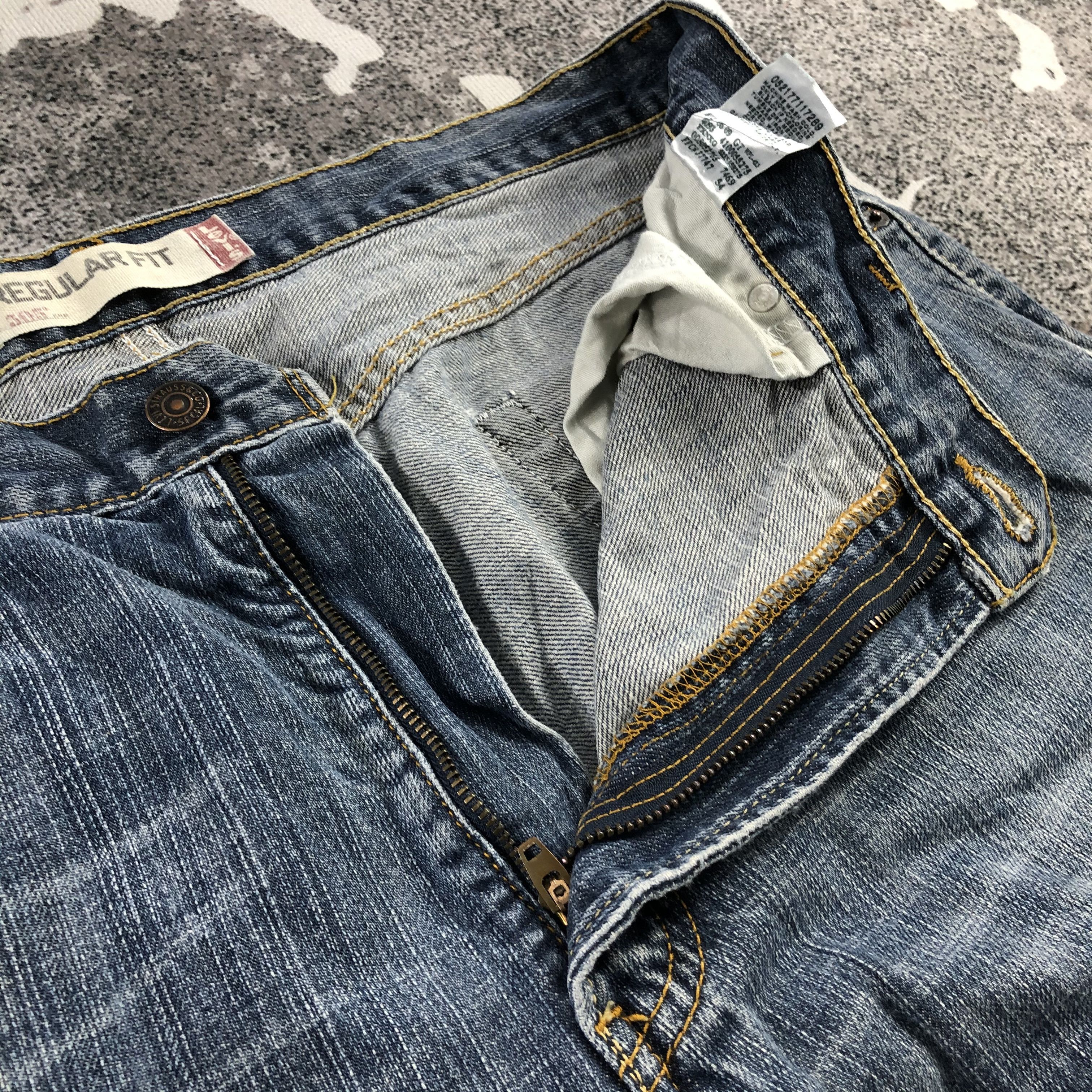 Levi's Vintage Levis 505 Jeans Regular Fit Denim KJ1024 Size US 36 / EU 52 - 10 Thumbnail