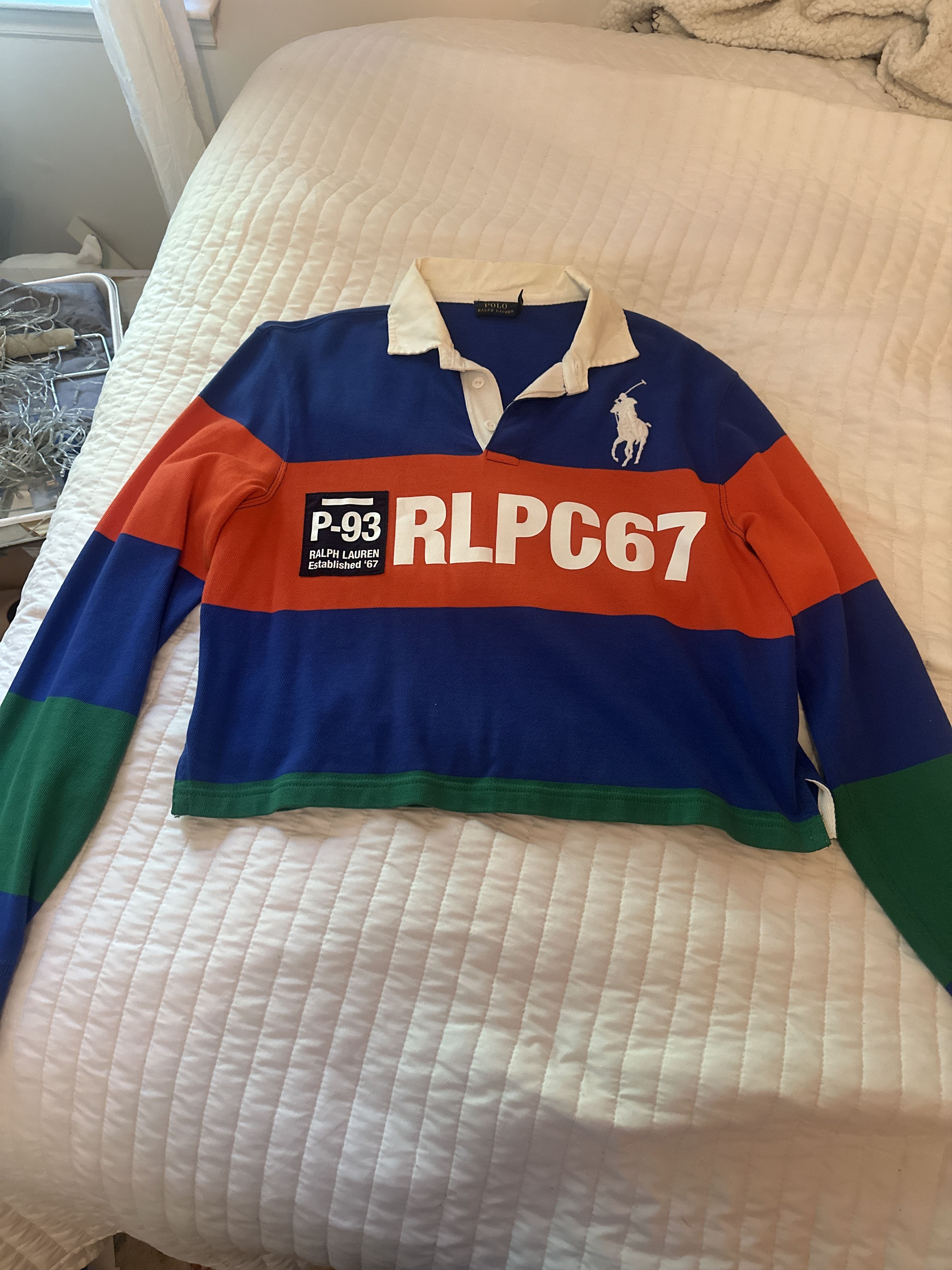 Polo Ralph Lauren Polo Cropped Button Up Size S / US 4 / IT 40 - 1 Thumbnail