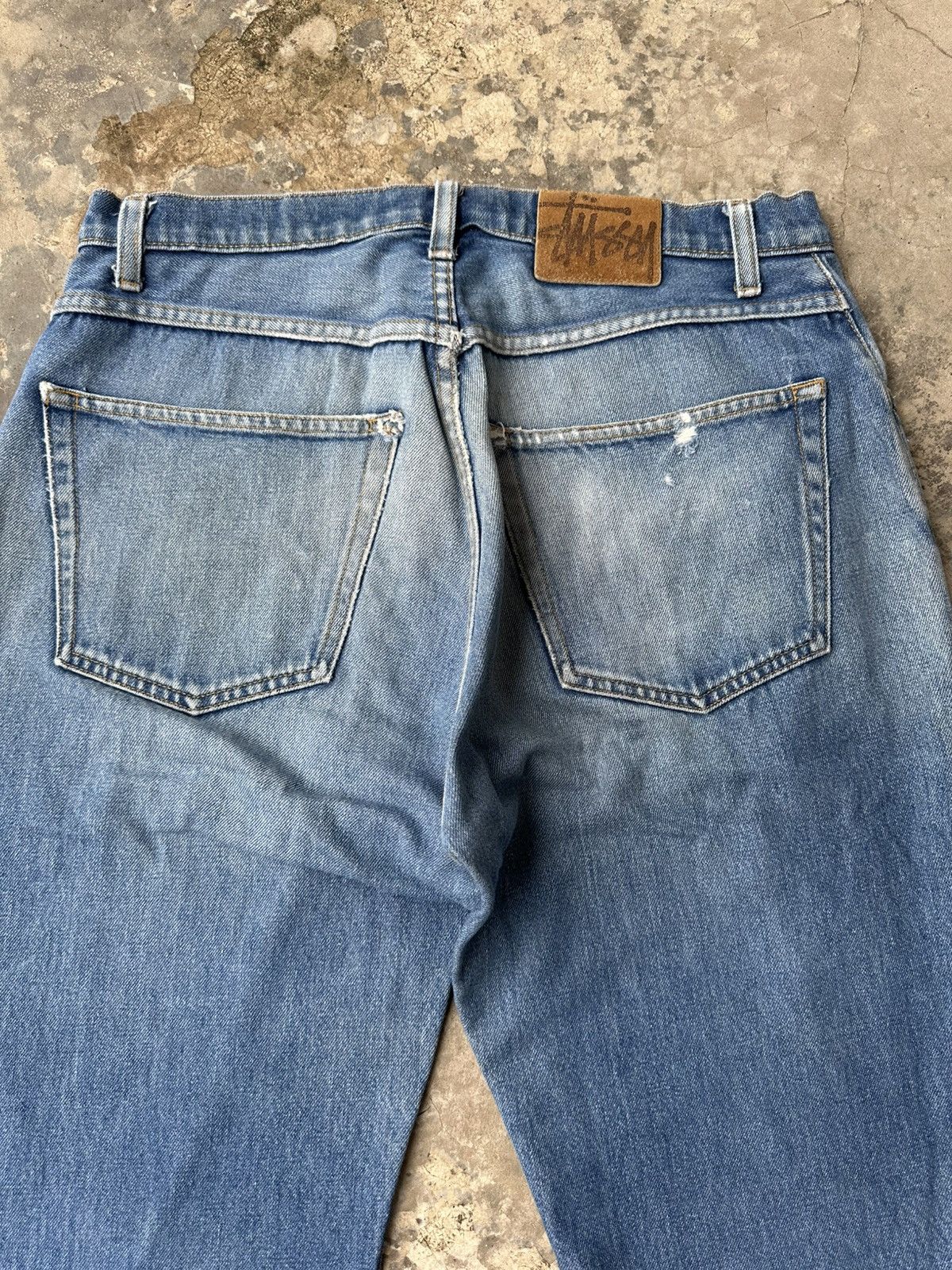 Stussy × Vintage Vintage Stussy Denim Jeans Size US 34 / EU 50 - 3 Thumbnail