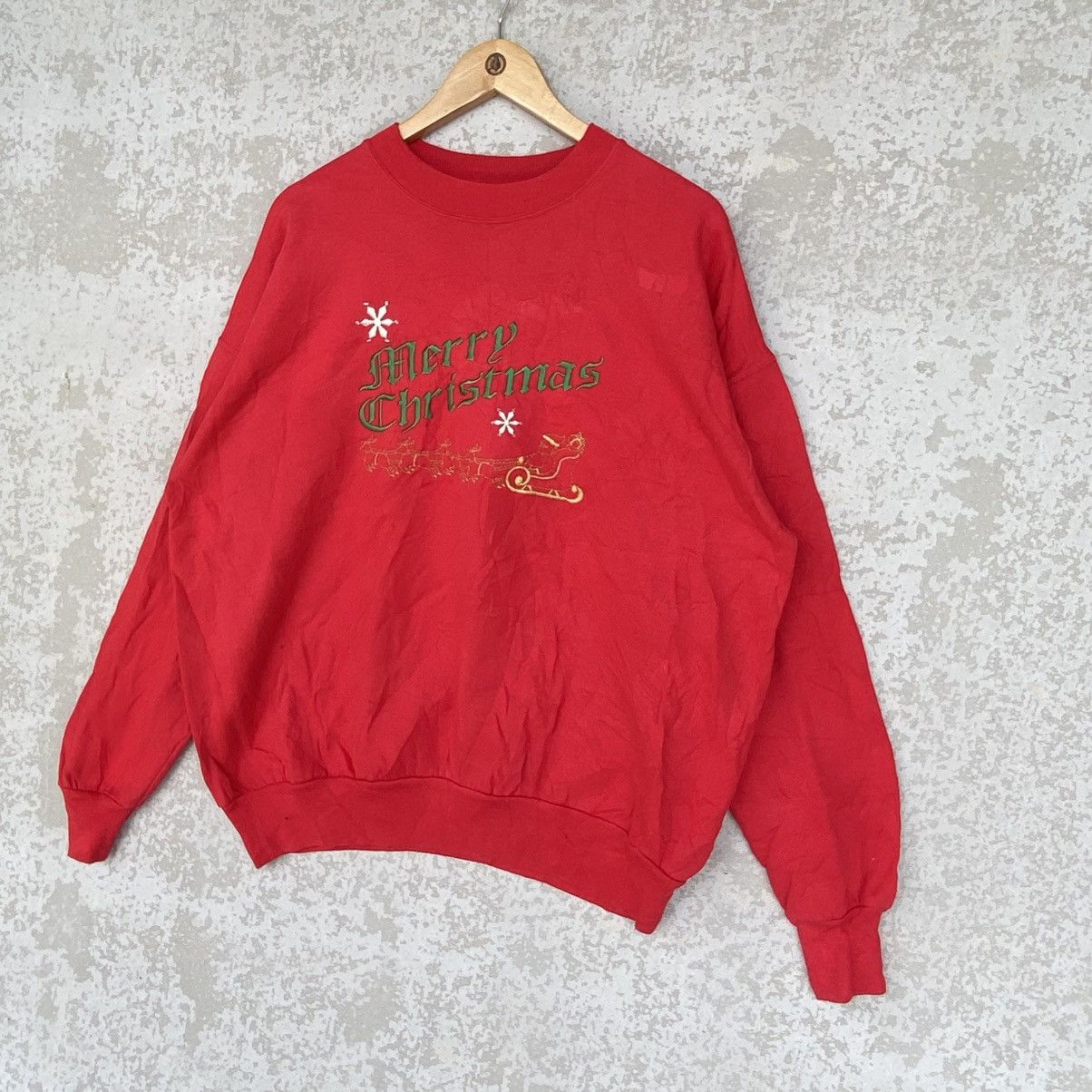 Other Vintage Hanes Big Embroidery Crewneck Sweatshirt Re Size L / US 10 / IT 46 - 2 Thumbnail