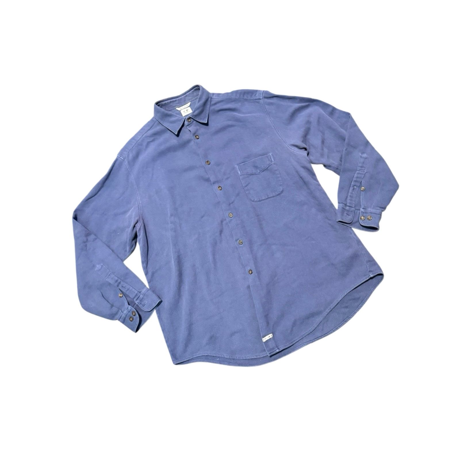 Vintage VINTAGE C.P. COMPANY Shirt XXLarge 6 Blue Cotton Long Sleeve Button-Down Made in Italy Mens Size US S / EU 44-46 / 1 - 3 Thumbnail
