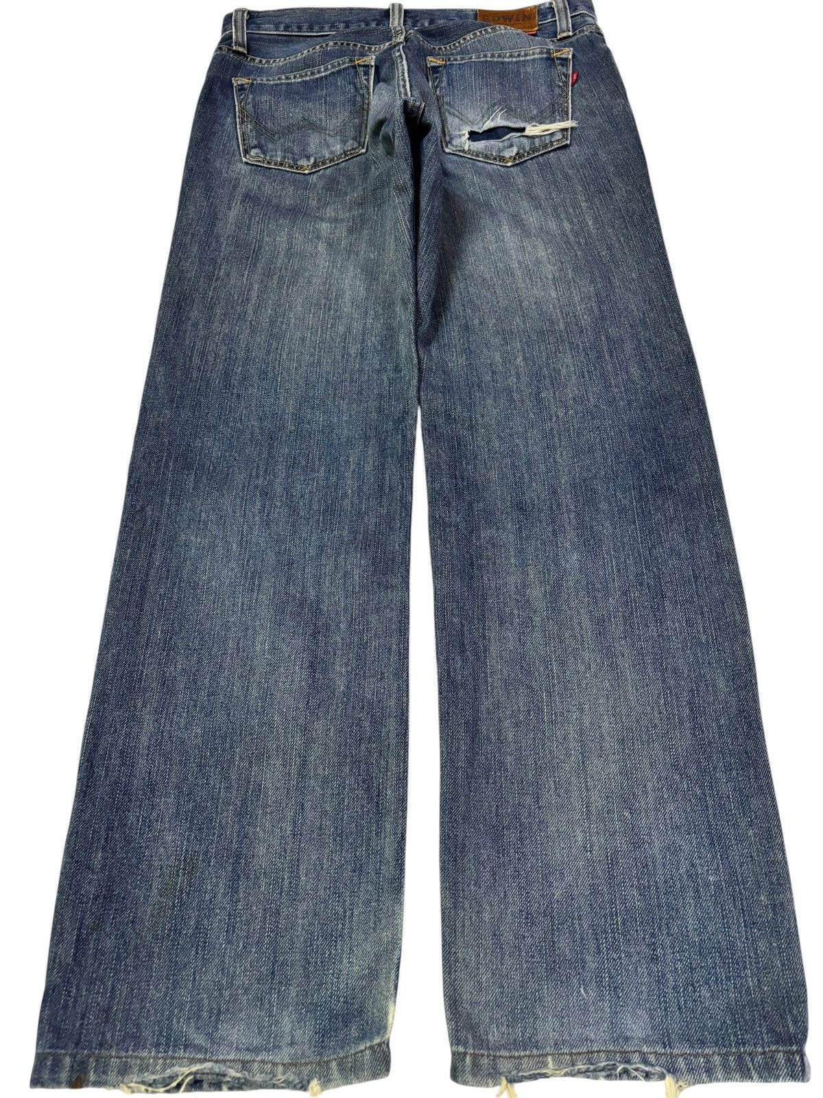 Edwin Vtg Edwin 403 Japan Distressed Jeans Size US 32 / EU 48 - 2 Thumbnail