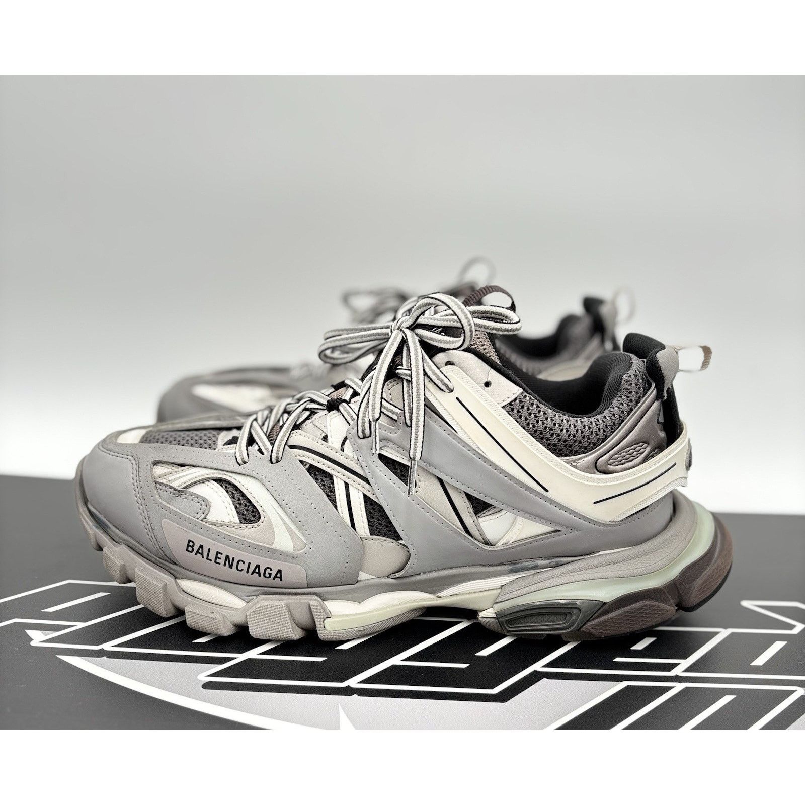 Balenciaga Balenciaga Track Sneaker ' Silver, Grey ' | GREAT COND! Size US 11 / EU 44 - 1 Thumbnail