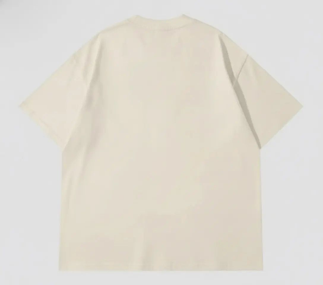 Japanese Brand Harajuku Vintage Retro Comic Girl Graphic Beige T-Shirt Size US XXL / EU 58 / 5 - 2 Thumbnail