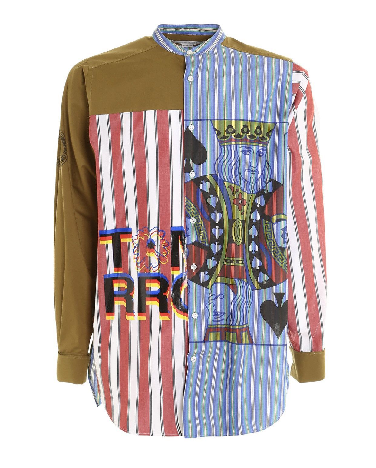 Stella McCartney STELLA McCARTNEY “JACK OF SPADES” PLAYING CARDS L/S SHIRT Size US L / EU 52-54 / 3 - 1 Thumbnail