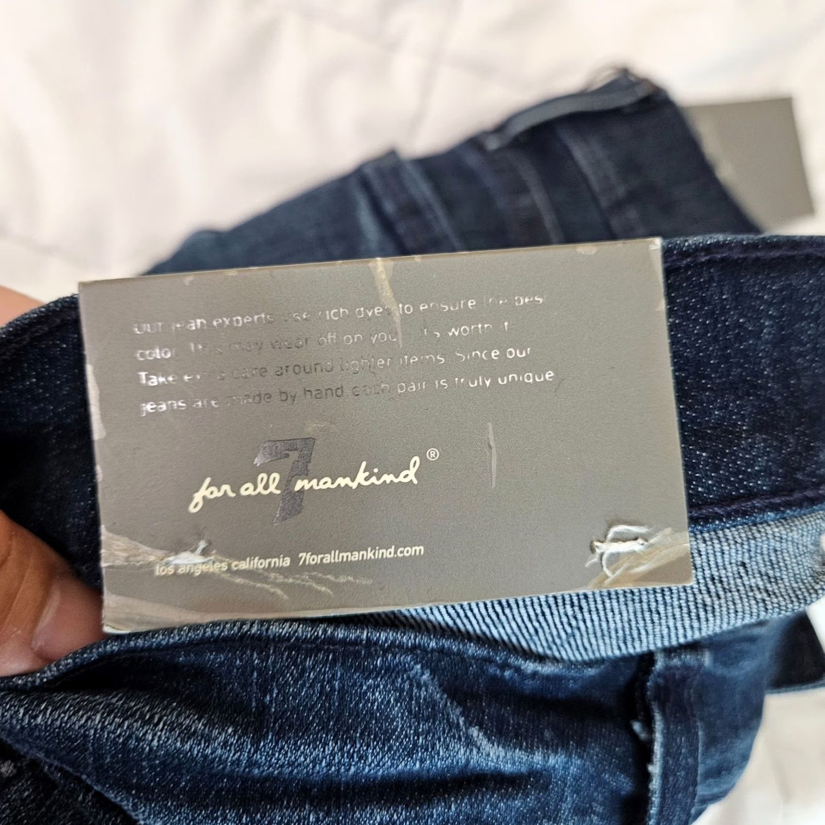 7 For All Mankind 7 For All Mankind Roxanne Skinny Jeans Blue 27 NEW Women Regular Casual Denim Cotton/Spandex 5-Pocket Size 27" / US 4 / IT 40 - 5 Thumbnail
