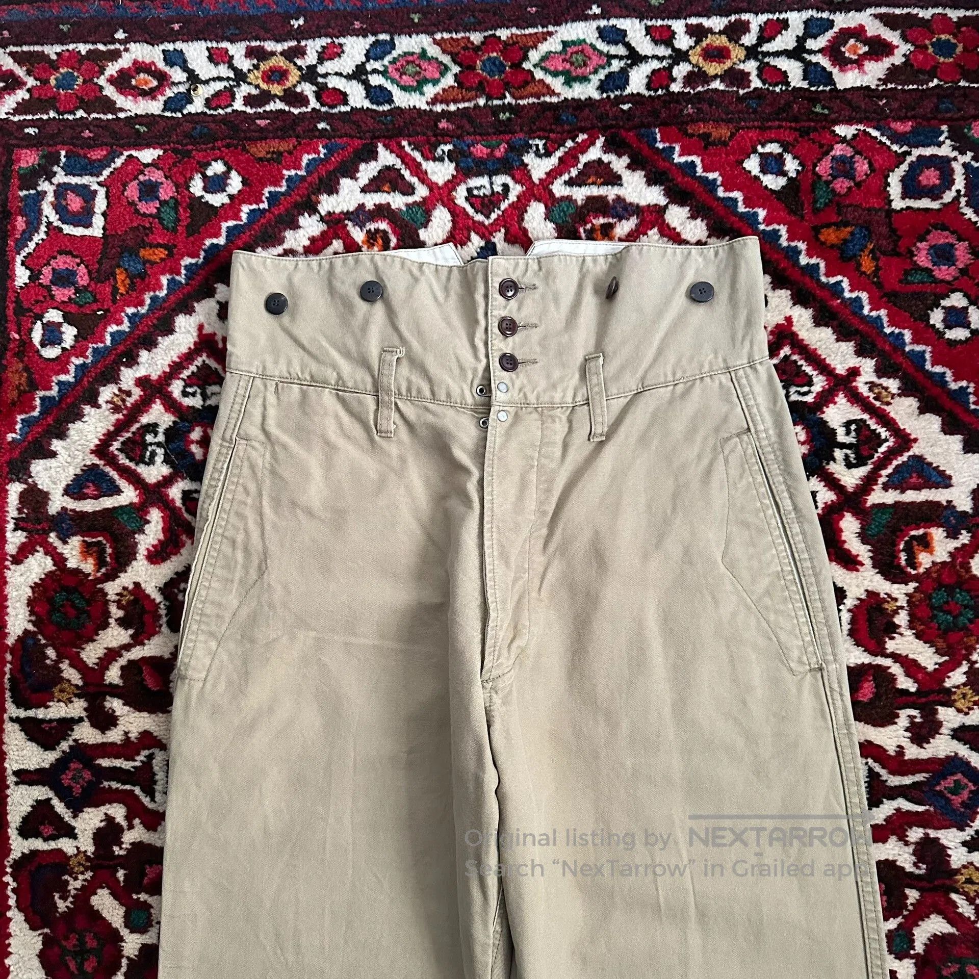 Visvim visvim engineer pants in beige fabric. Size US 40 / EU 56 - 4 Thumbnail