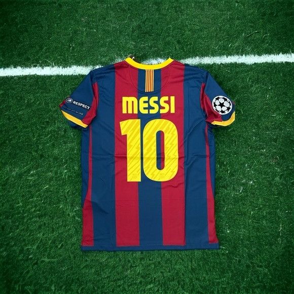 Nike Barcelona 2011 Retro Soccer Jersey Messi #10 Final Champions Size US S / EU 44-46 / 1 - 1 Thumbnail