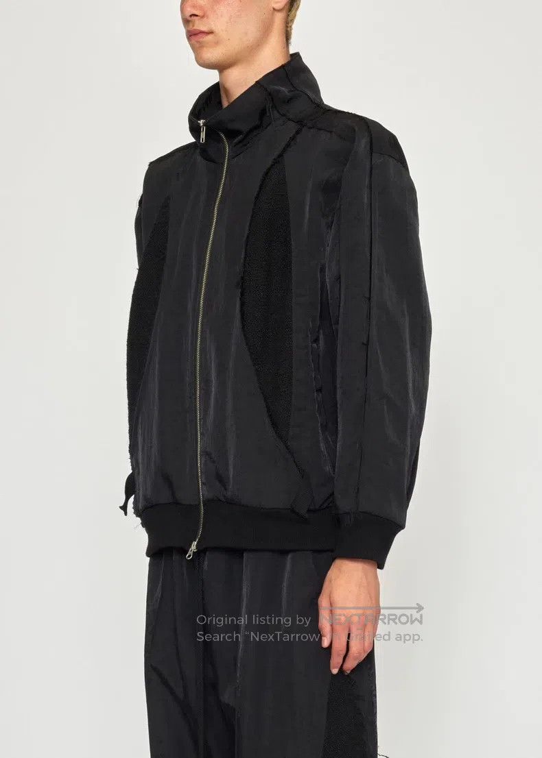 Song For The Mute SONG FOR THE MUTE Black patchwork jacket Size US M / EU 48-50 / 2 - 7 Thumbnail