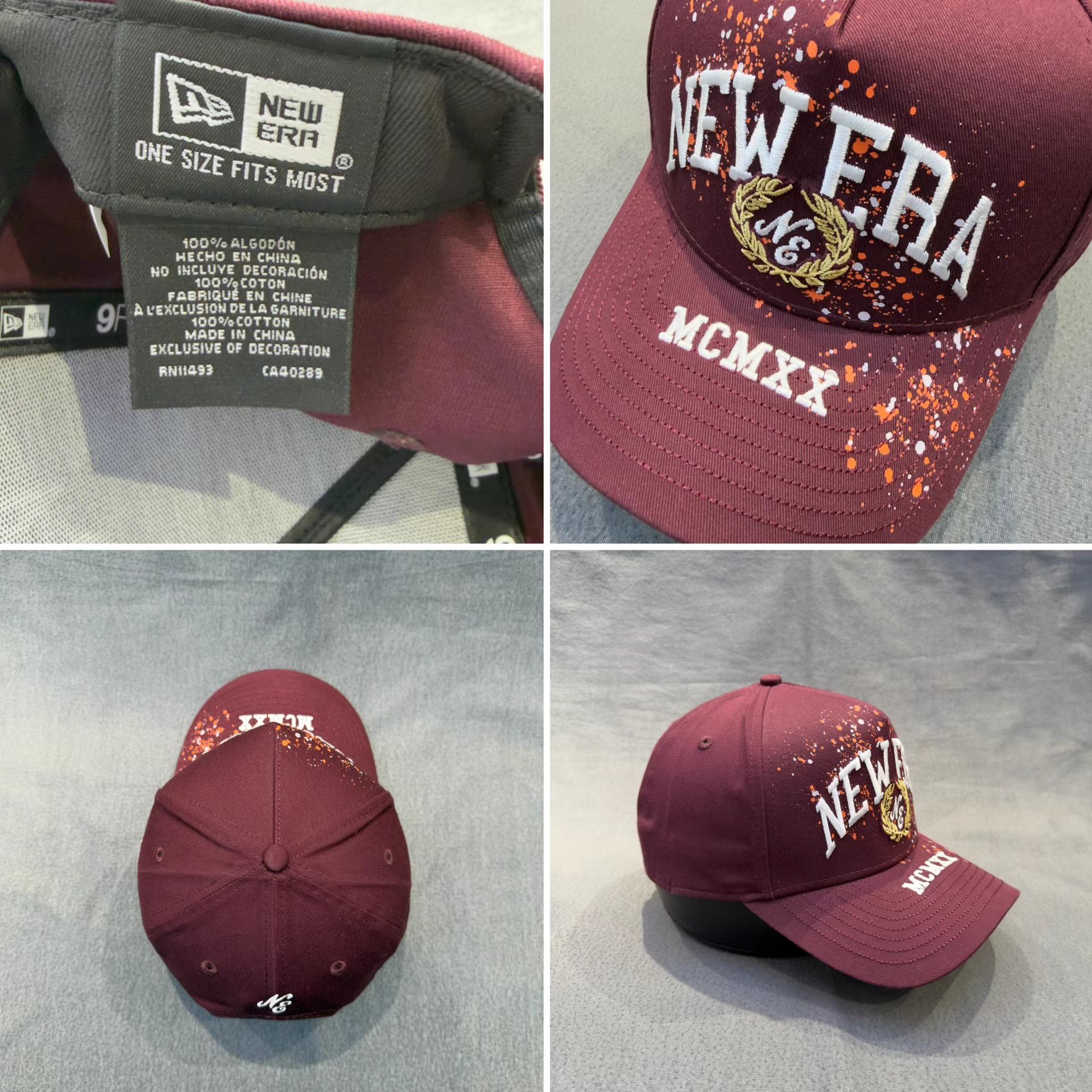 New Era New Era Curved Brim Cap Q5 Size ONE SIZE - 7 Thumbnail