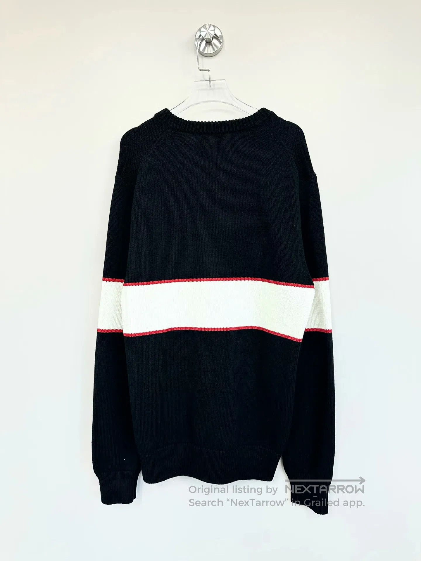 Givenchy Givenchy Black Jacquard Embroidered Letter Logo Knit Sweat Size US M / EU 48-50 / 2 - 2 Thumbnail