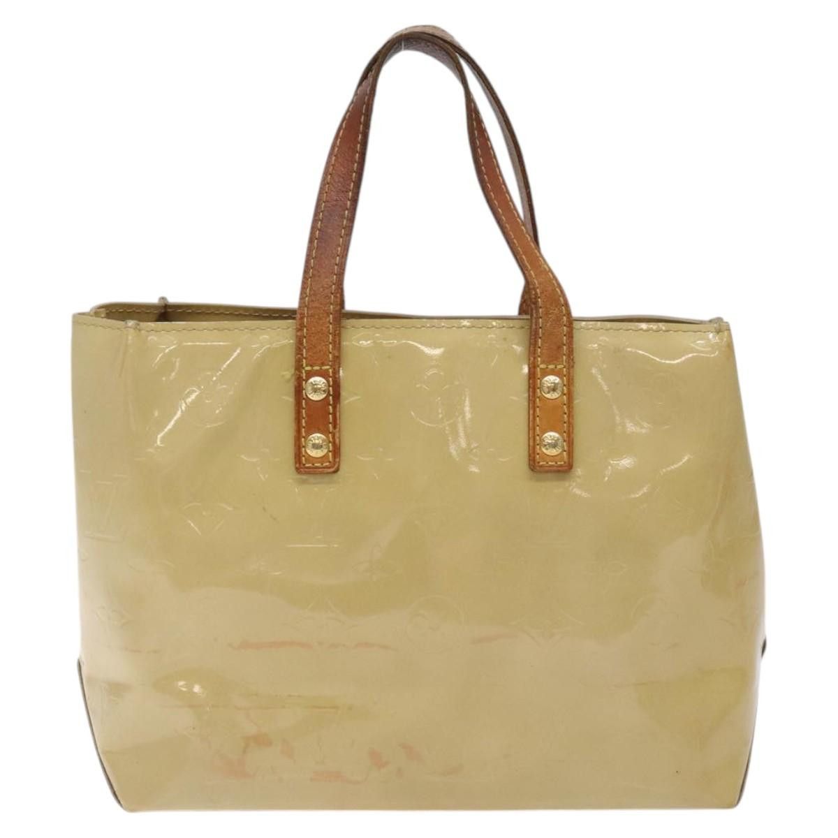 Louis Vuitton LOUIS VUITTON Monogram Vernis Reade PM Hand Bag Beige M91334 Size ONE SIZE - 2 Thumbnail