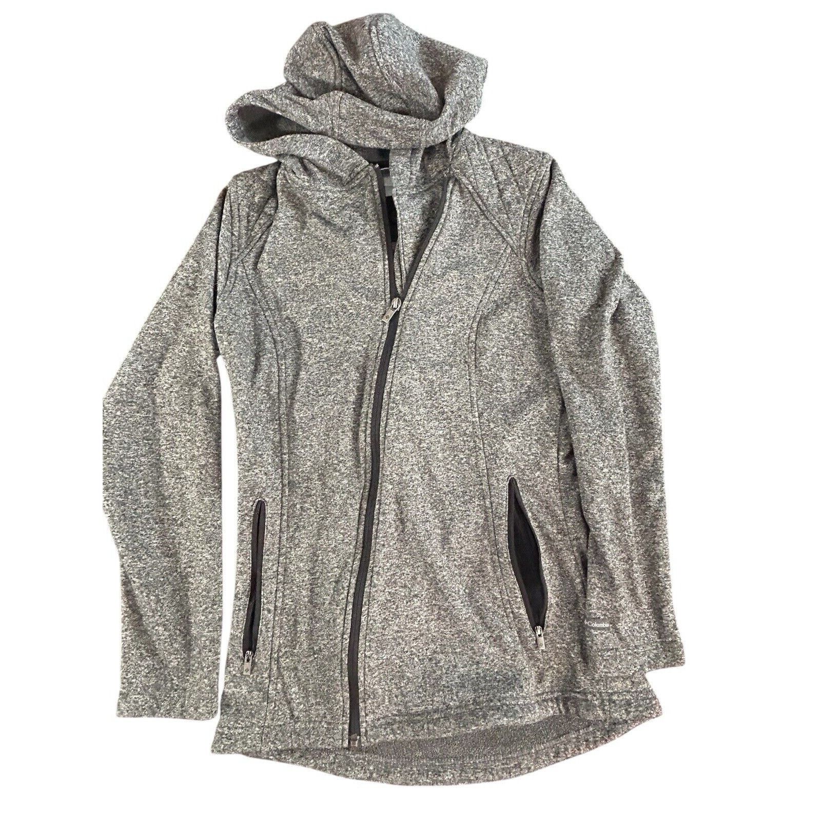 Columbia Columbia Women’s Full Zip Hoodie Jacket Black And Gray XS Size XS / US 0-2 / IT 36-38 - 1 Thumbnail