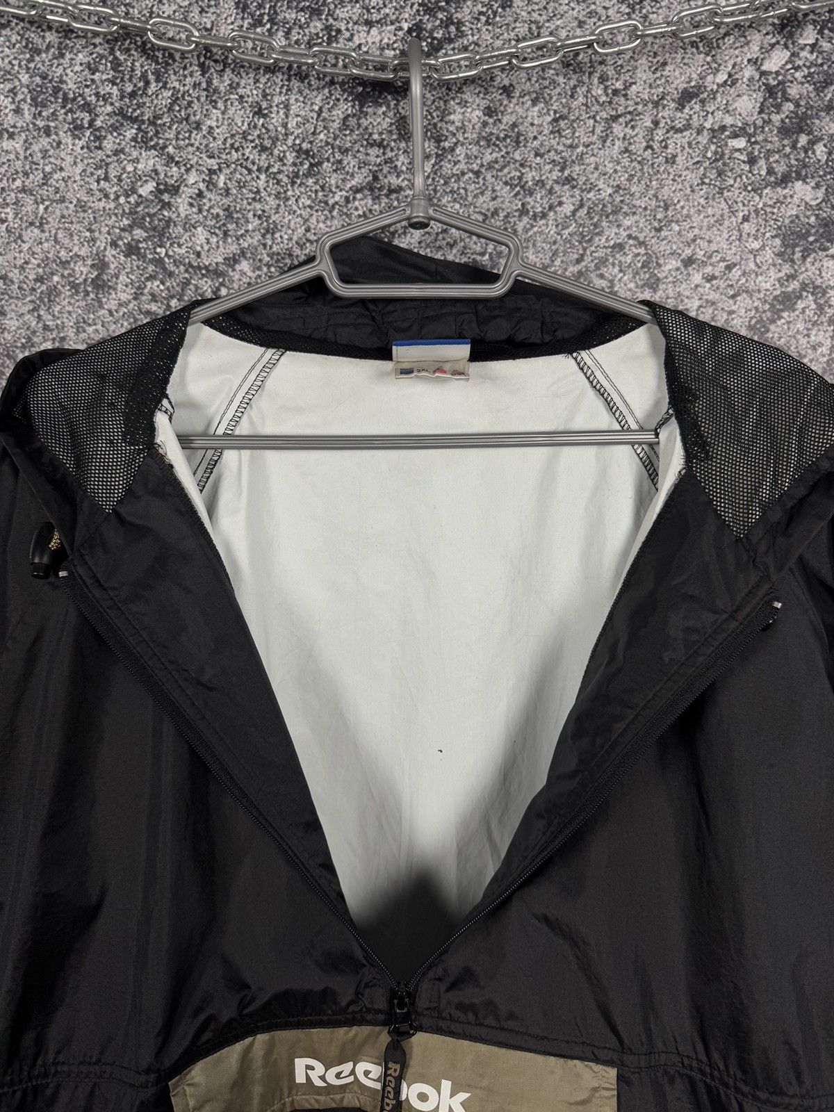 Reebok Reebok Vintage Nylon Jacket Anorak Windbreaker Waterproof XL Size US XL / EU 56 / 4 - 9 Thumbnail