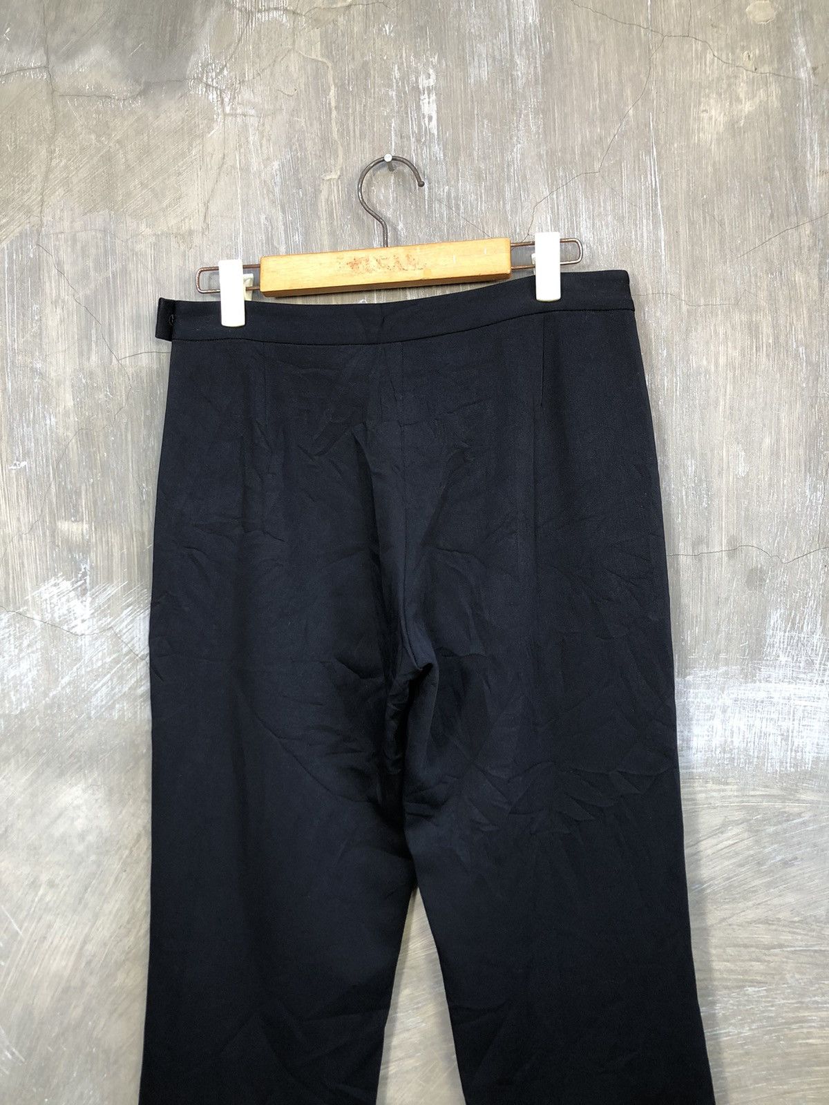 Issey Miyake Issey Miyake Women Black Trouser Pants Size 28" / US 6 / IT 42 - 9 Thumbnail