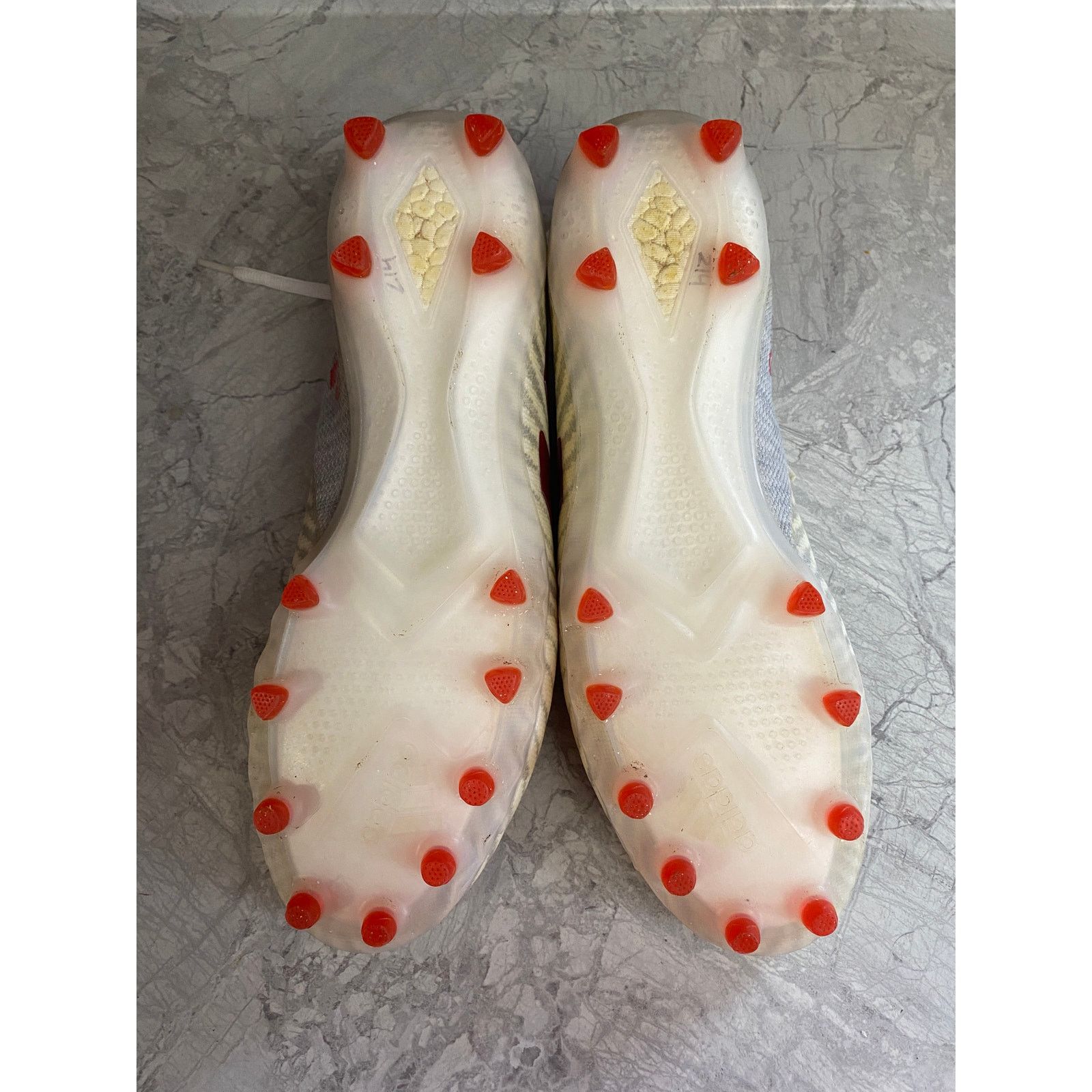 Adidas Adidas White and Red Football Cleats Size 13.5 Size US 13 / EU 46 - 7 Thumbnail