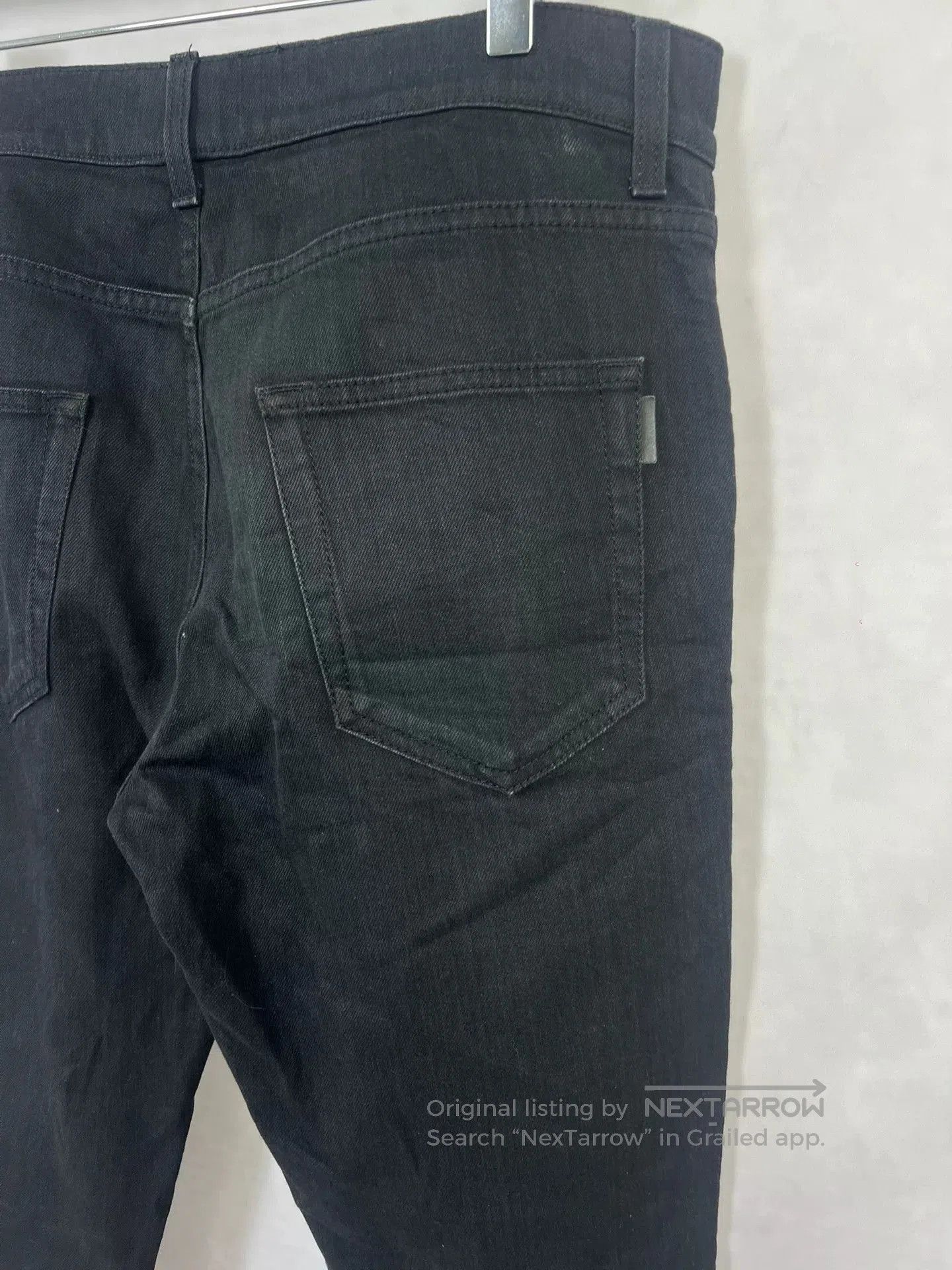 Saint Laurent Paris Saint Laurent Black Denim Pants SLP20SSD03. Size US 32 / EU 48 - 4 Thumbnail
