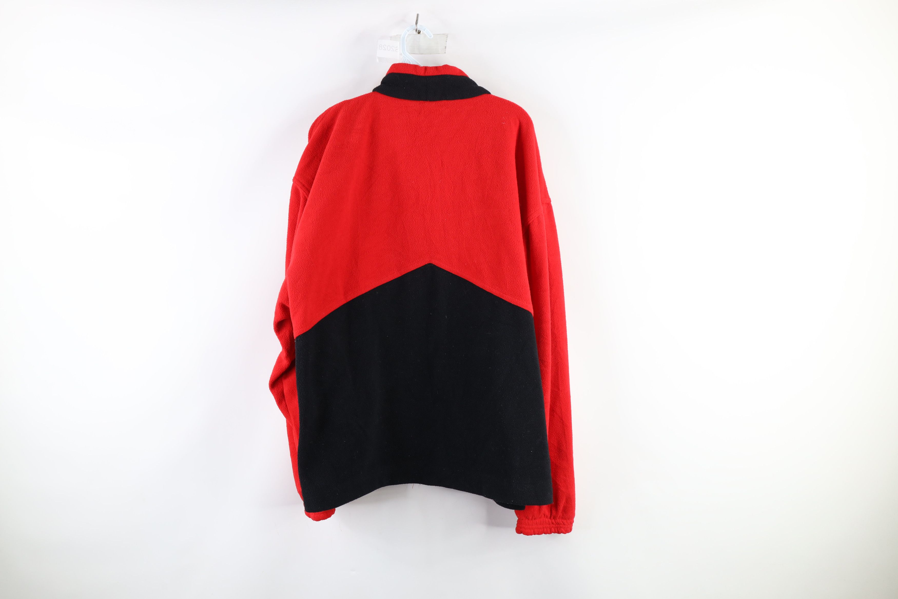 Marlboro × Vintage Vintage 90s Marlboro Spell Out Full Zip Fleece Jacket Red Size US XL / EU 56 / 4 - 8 Thumbnail