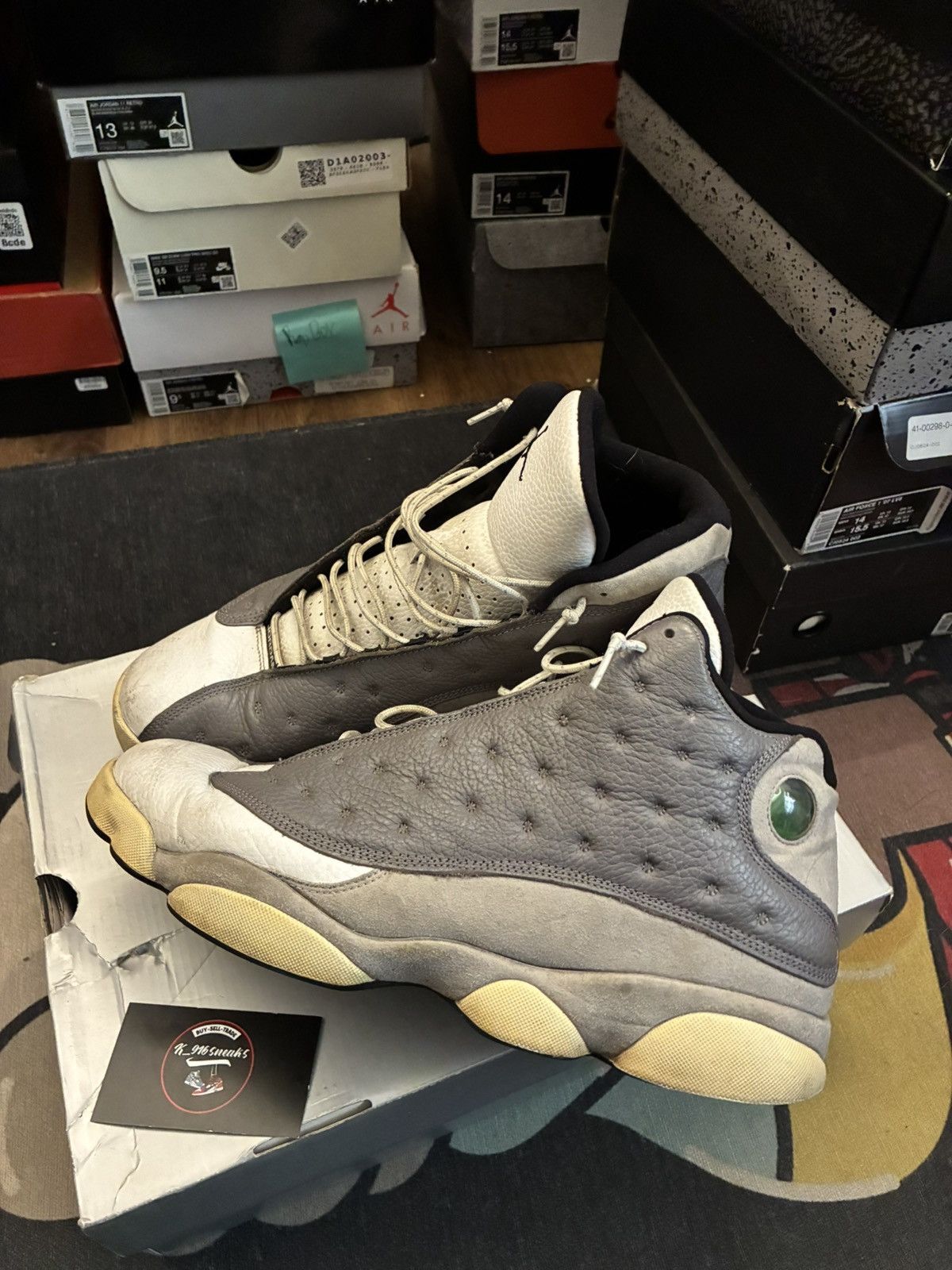 Jordan Brand Jordan 13 Atmosphere Grey Size US 14 / EU 47 - 1 Thumbnail