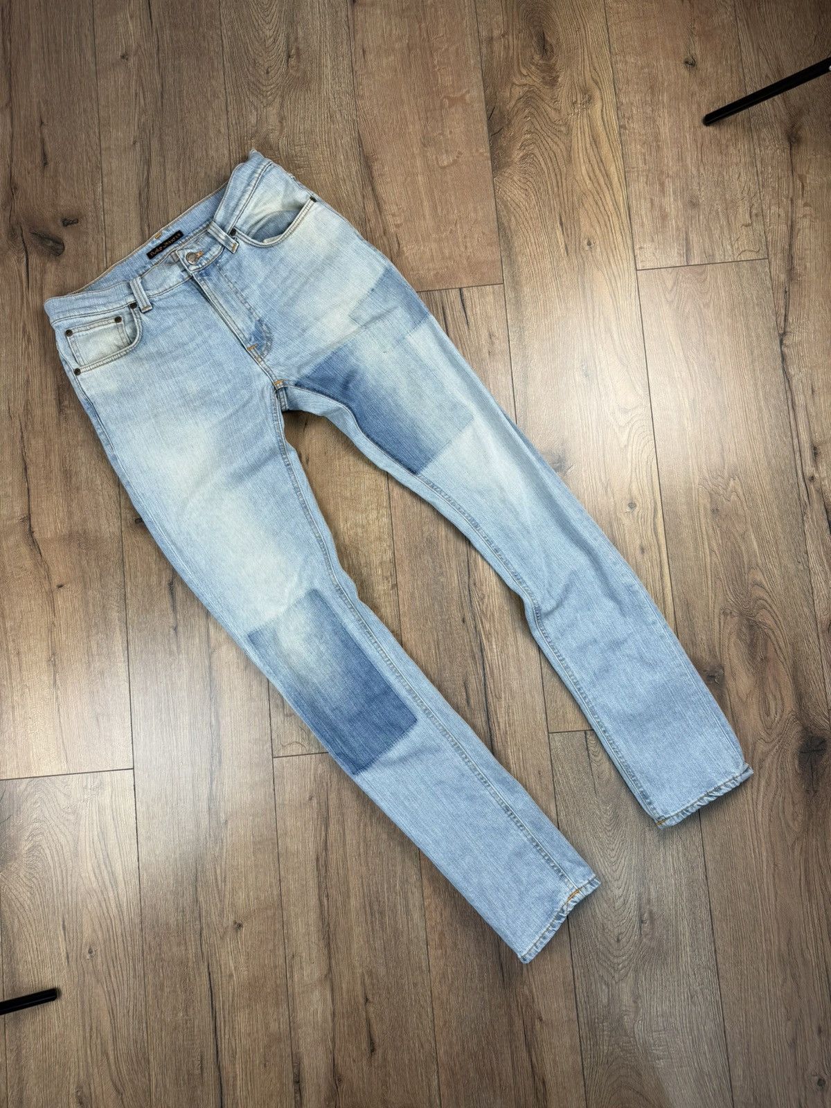 Denime × Nudie Jeans Nudie Jeans Co Light Wash Denim Jeans Size US 31 - 1 Thumbnail