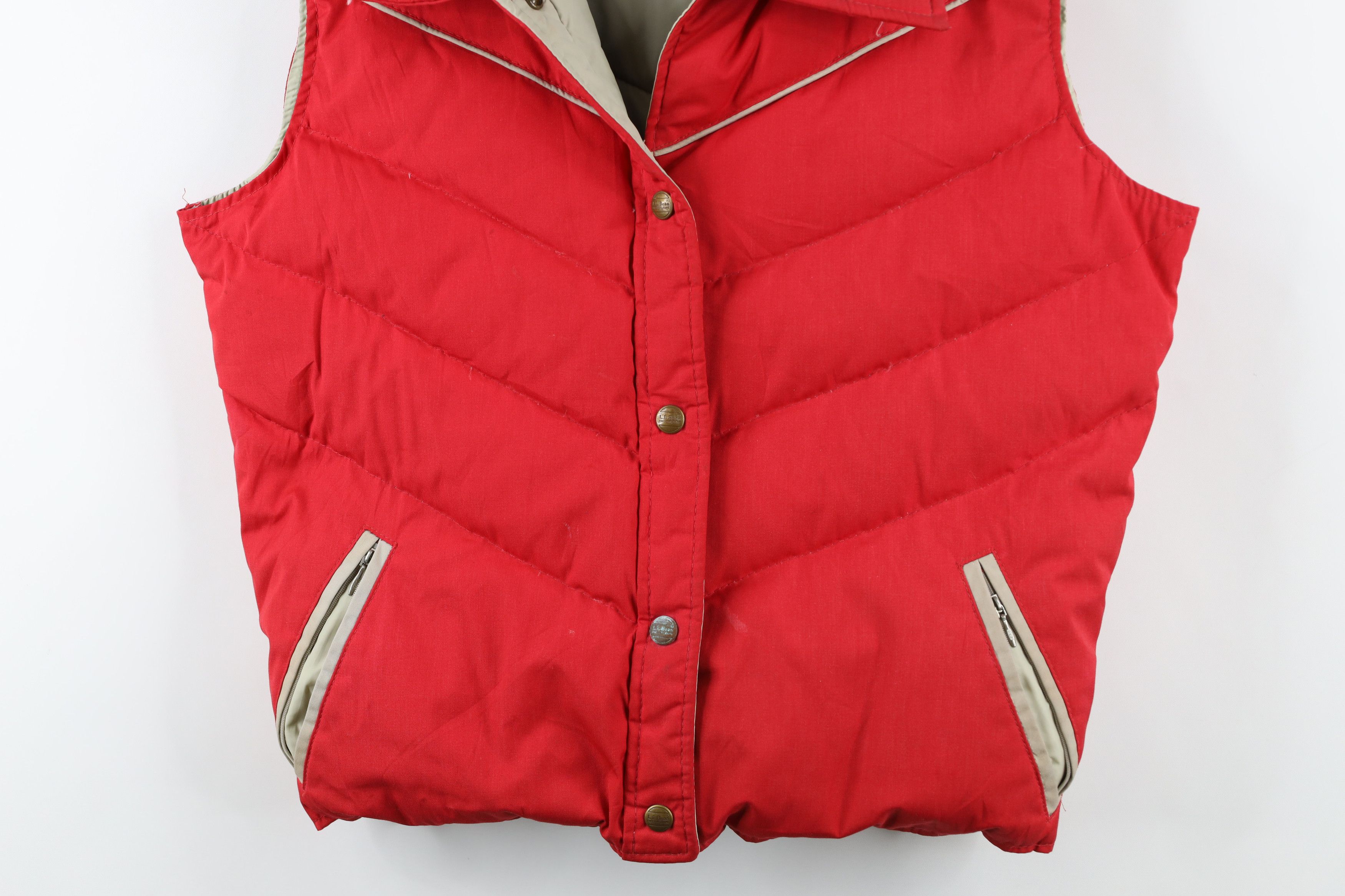 L.L. Bean × Vintage Vintage 70s LL Bean Down Feather Puffer Vest Jacket USA Size L / US 10 / IT 46 - 3 Thumbnail