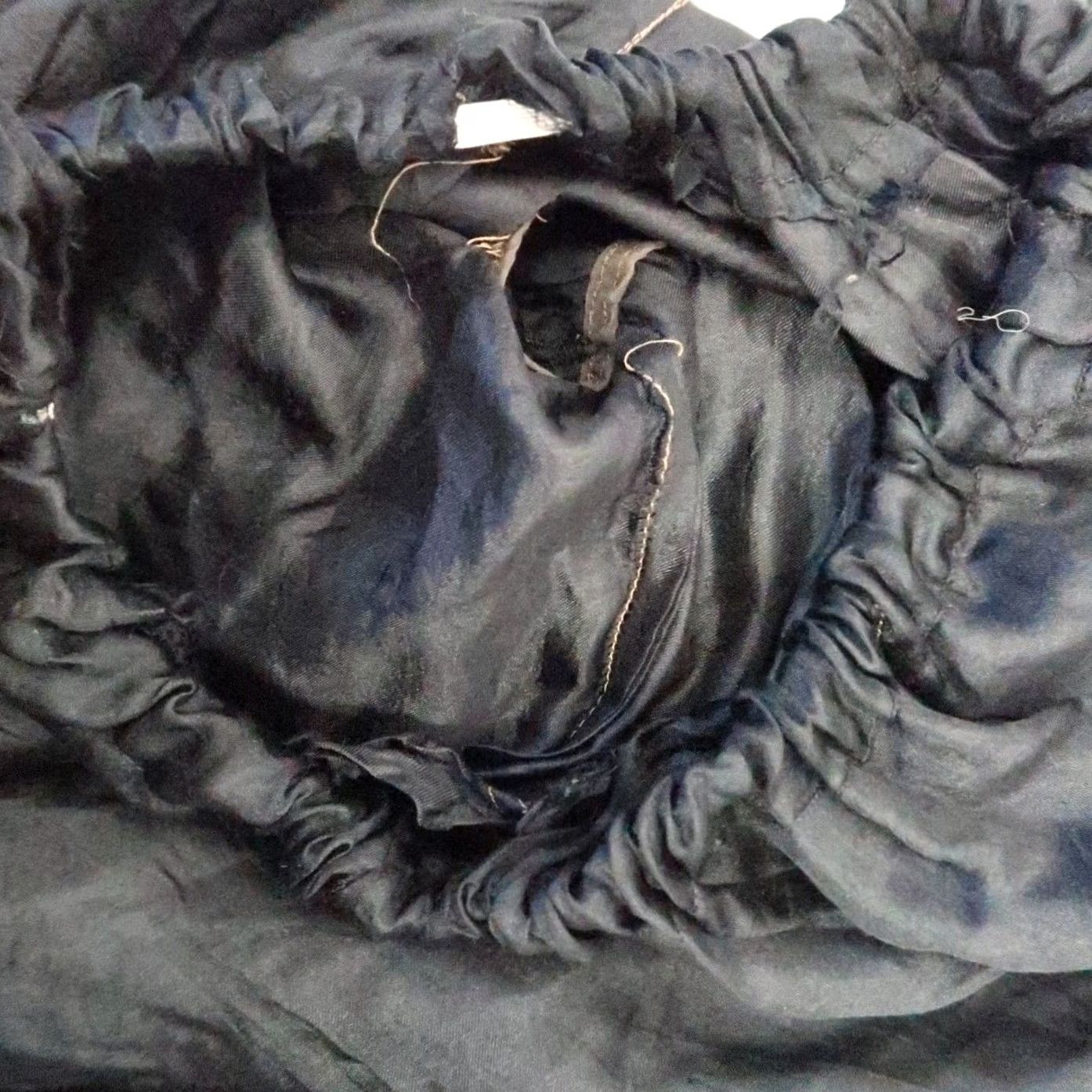 Vintage VINTAGE Black Silk Maxi Slip Skirt Women S Long Bohemian Casual Spring Summer Fall Size 28" / US 6 / IT 42 - 4 Thumbnail