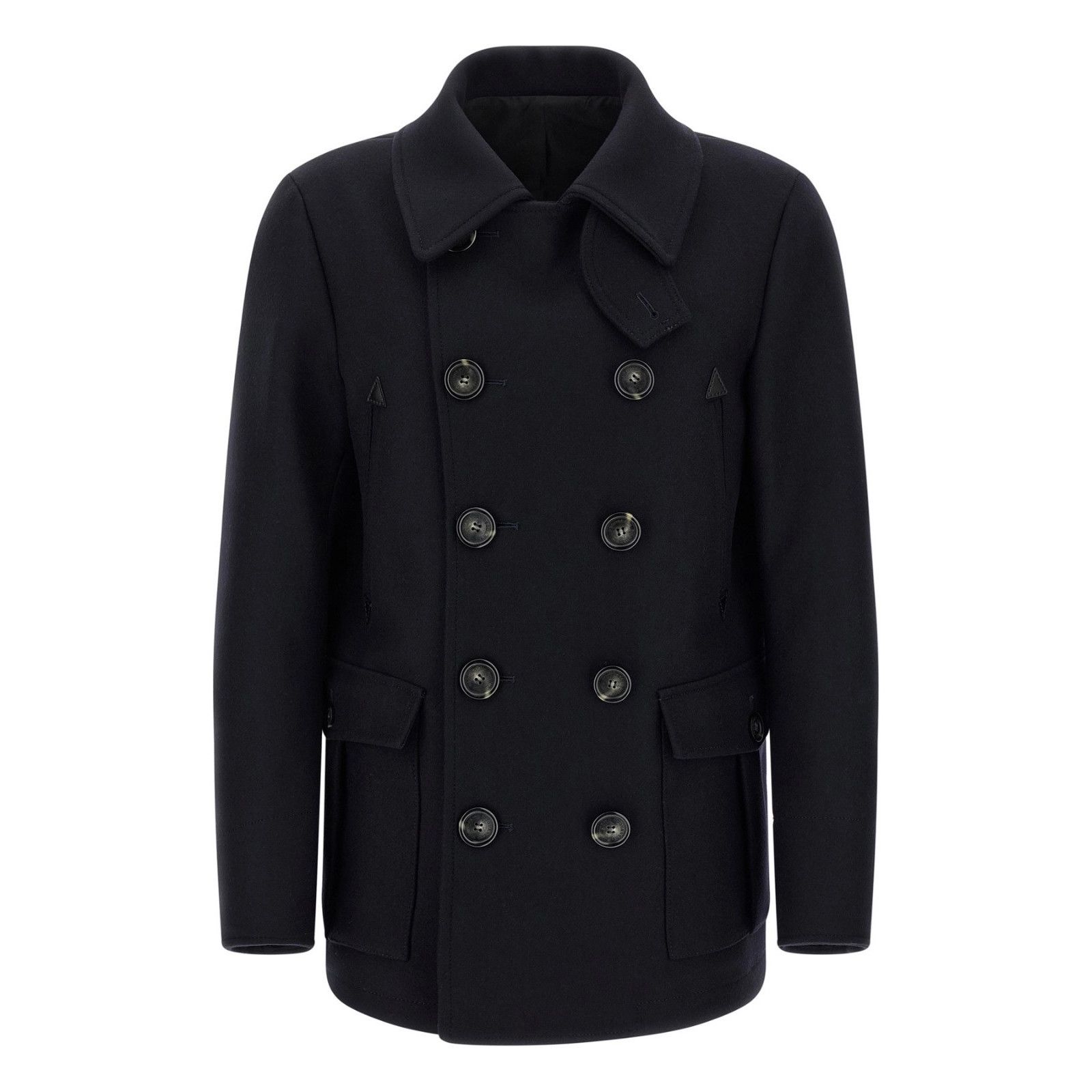 Dsquared2 DSQUARED2 Blue Wool Coat New & Authentic (Men's size:XL;) Size US XL / EU 56 / 4 - 1 Thumbnail