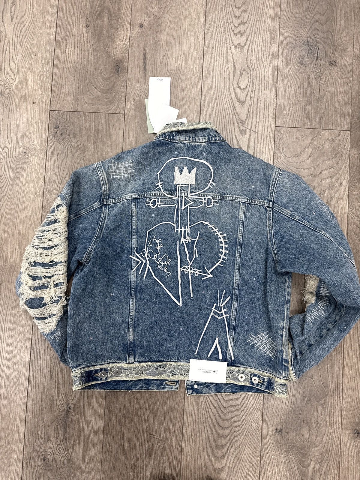 H&M × Who Decides War Who decides war x H&M basquiat denim jacket small Size US S / EU 44-46 / 1 - 2 Thumbnail