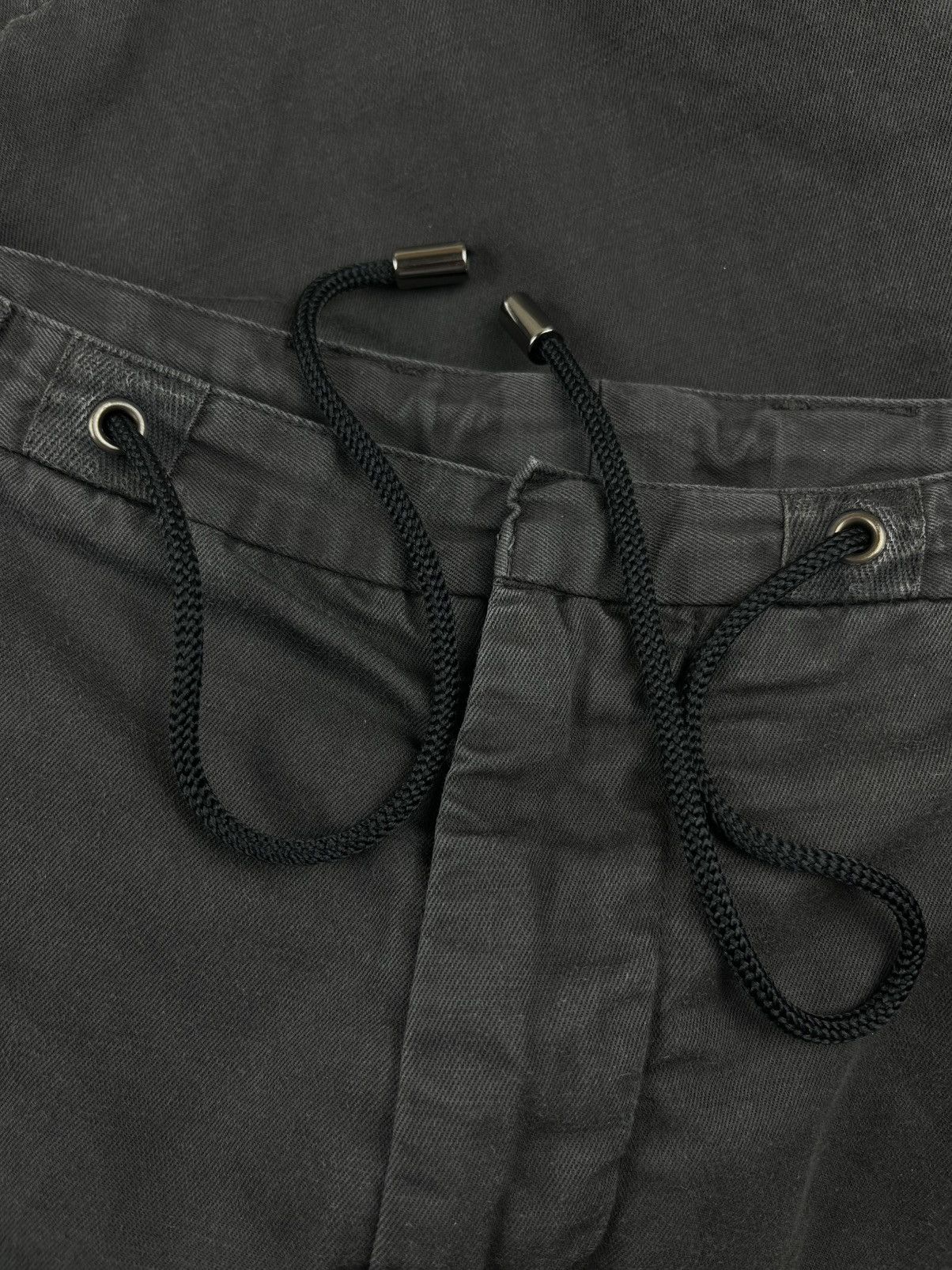 Maison Margiela SS14 Maison Margiela Metal Tip Drawstring Shorts Gray Size US 30 / EU 46 - 3 Thumbnail