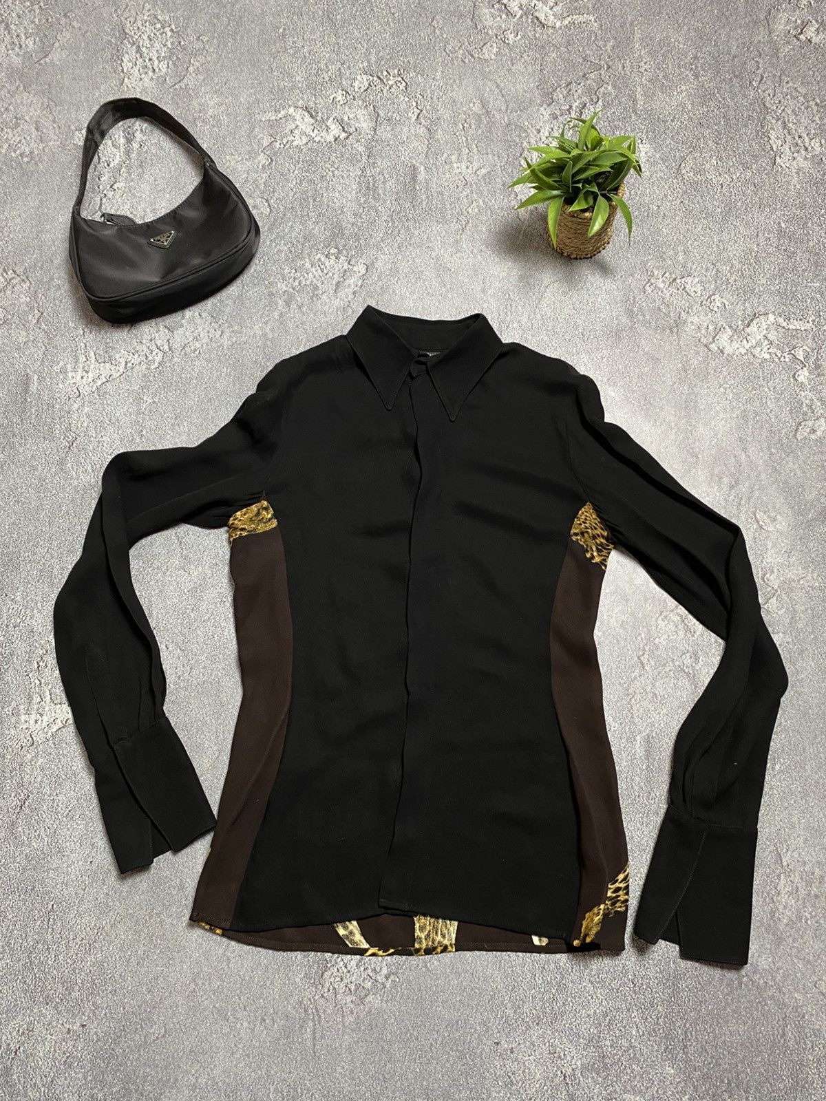 Jean Paul Gaultier Jean Paul Gaultier Blouse Femme Leopard Printed shirt brown Size M / US 6-8 / IT 42-44 - 9 Thumbnail