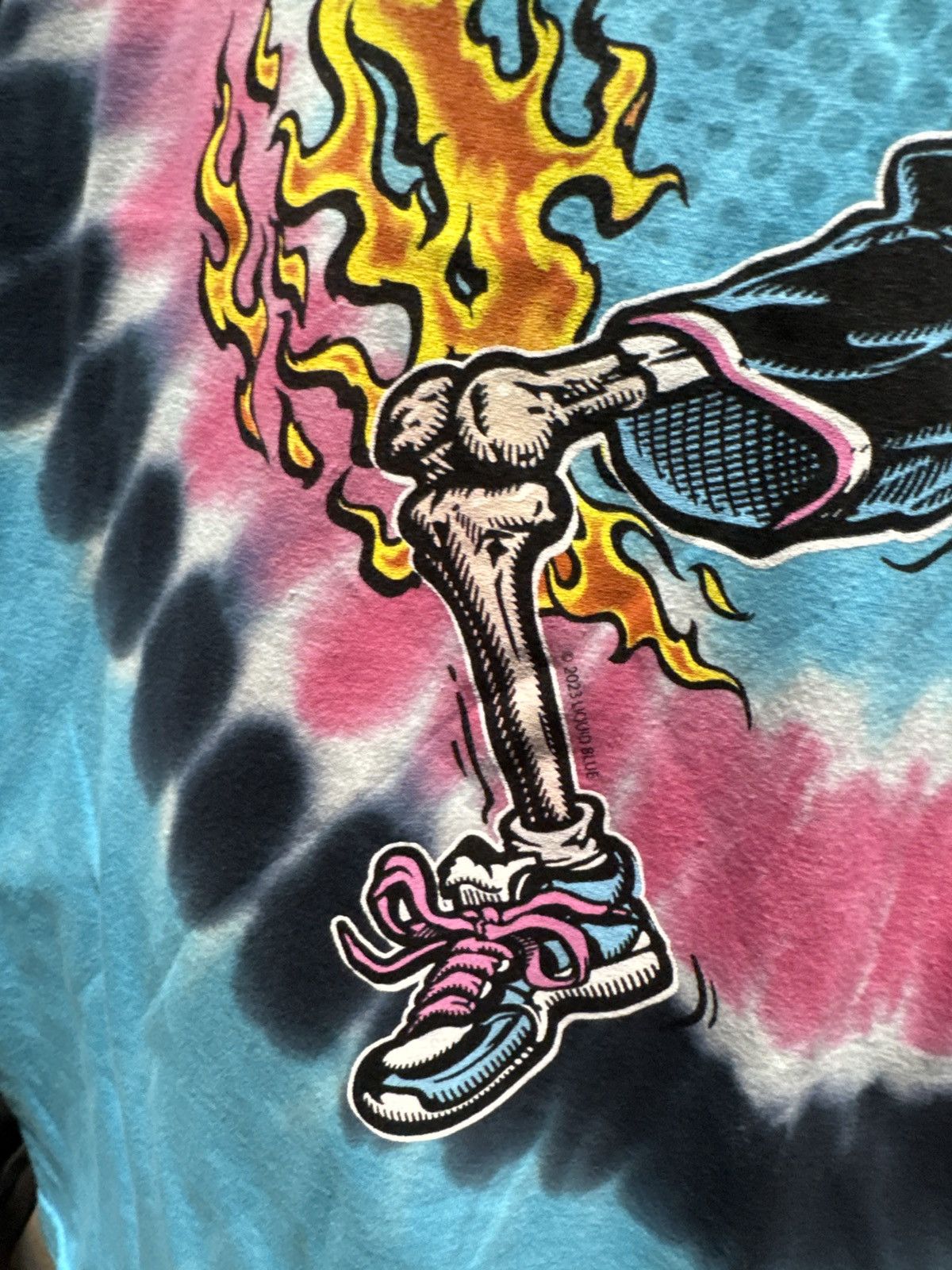 Liquid Blue Miami Skeleton Basketball shirt Size US XXL / EU 58 / 5 - 8 Thumbnail