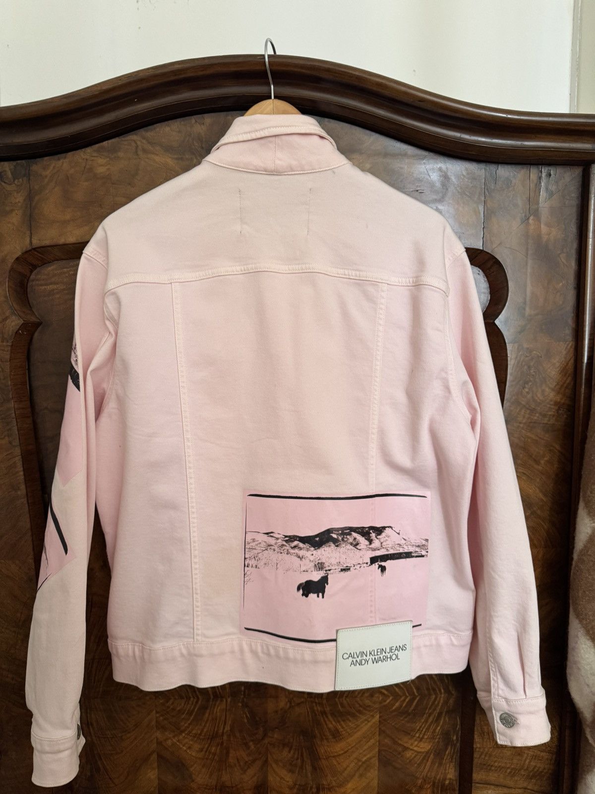 Calvin Klein 205W39NYC (SAMPLE) Raf Calvin Klein x Andy Warhol Denim Jacket pink Size US M / EU 48-50 / 2 - 2 Thumbnail