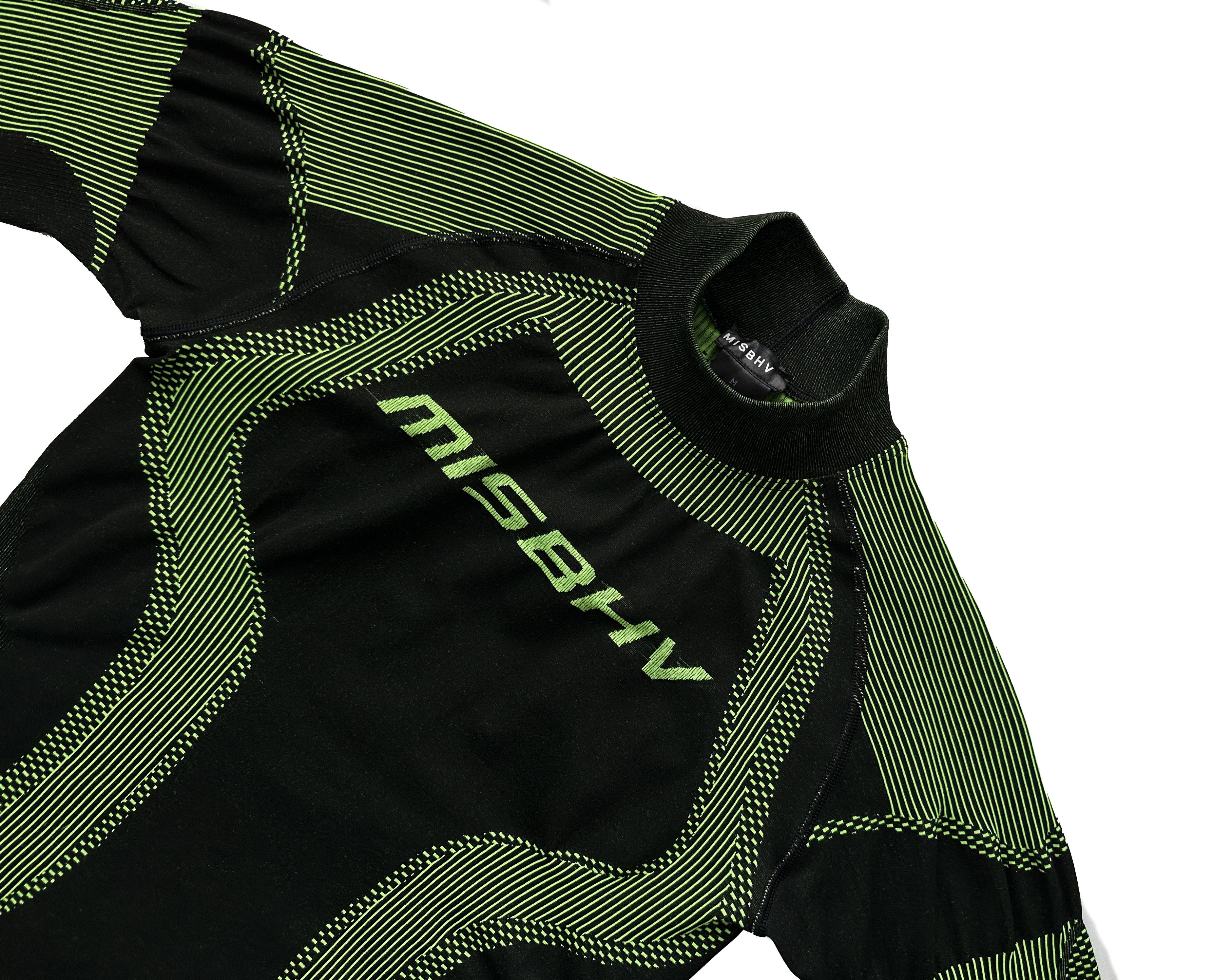 Misbhv MISBHV black green active logsleeve Size M / US 6-8 / IT 42-44 - 4 Thumbnail