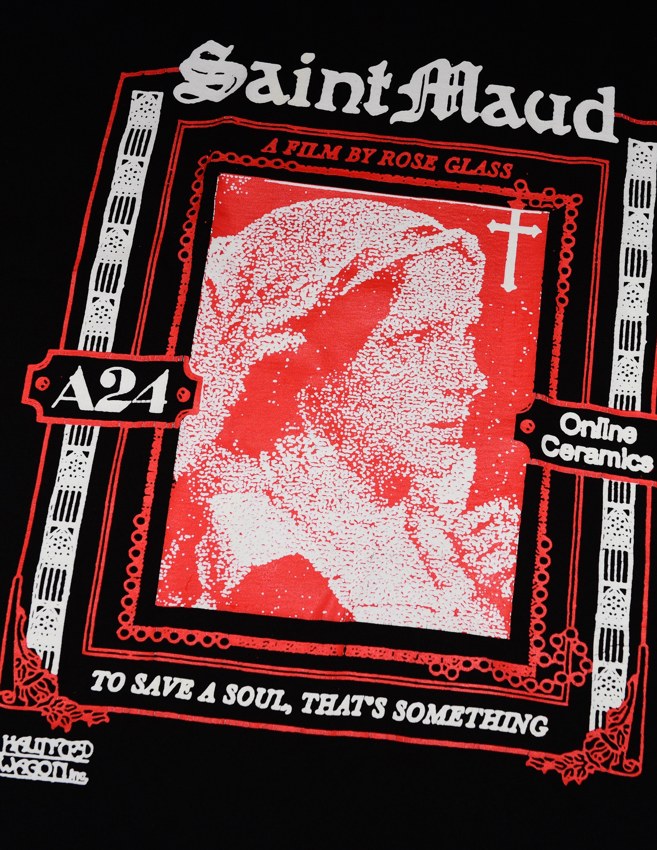 A24 × Online Ceramics Online Ceramics A24 Saint Maud 'To Save A Soul' Tee Size US XXL / EU 58 / 5 - 6 Thumbnail