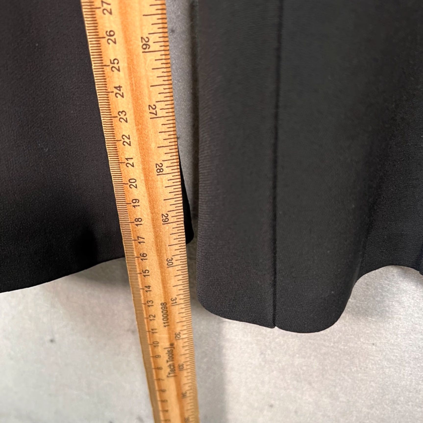 Vintage Auteur Womens Small Black Flared Dress Pants Trousers Dress Pants Womens Small Black Flared Pants Featuring Polyester Spandex Size 28" / US 6 / IT 42 - 6 Thumbnail