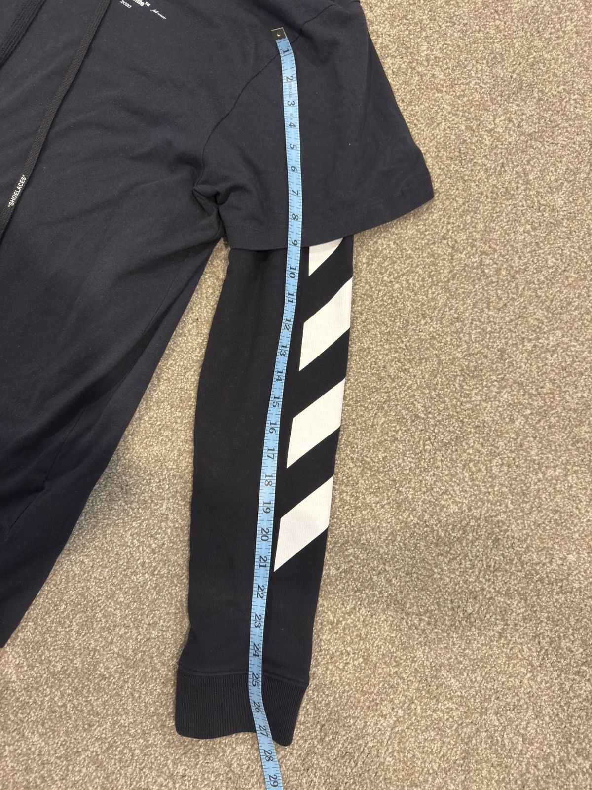 Off-White OFF-WHITE DIAG MARIANA HOODED T-SHIRT Size US M / EU 48-50 / 2 - 10 Thumbnail