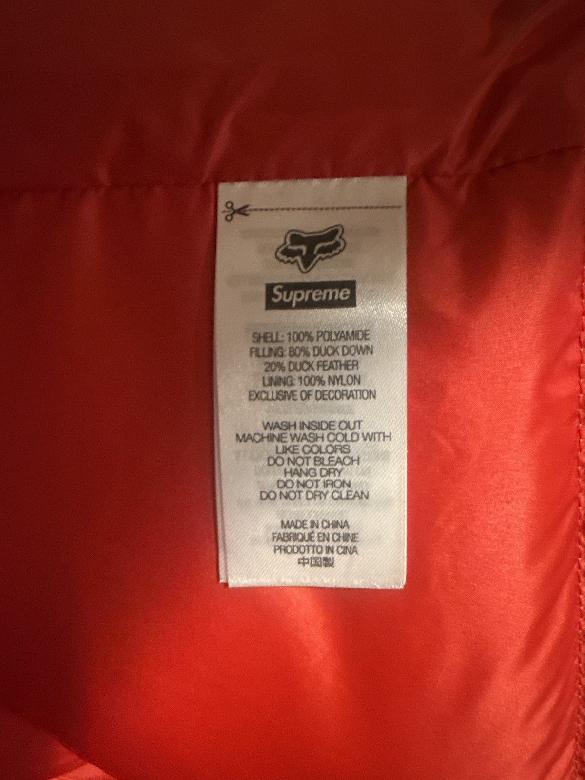 Fox Racing × Supreme Supreme X Fox Racing Puffer Jacket Size US L / EU 52-54 / 3 - 6 Thumbnail