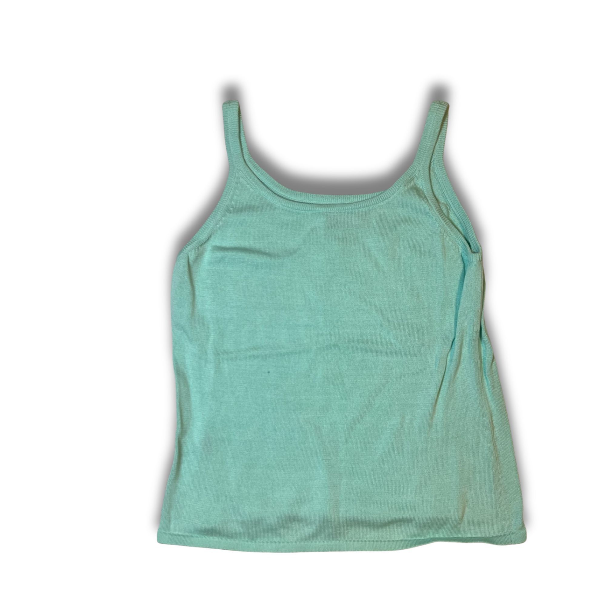 Tommy Bahama Tommy Bahama Womens Light Teal Tank Top M 100% Cotton Casual Size M / US 6-8 / IT 42-44 - 3 Thumbnail