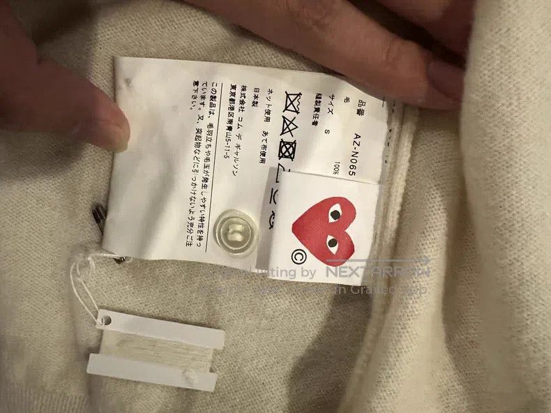 Comme des Garcons Comme des Garcons White Wool Cardigan Size S / US 4 / IT 40 - 4 Thumbnail