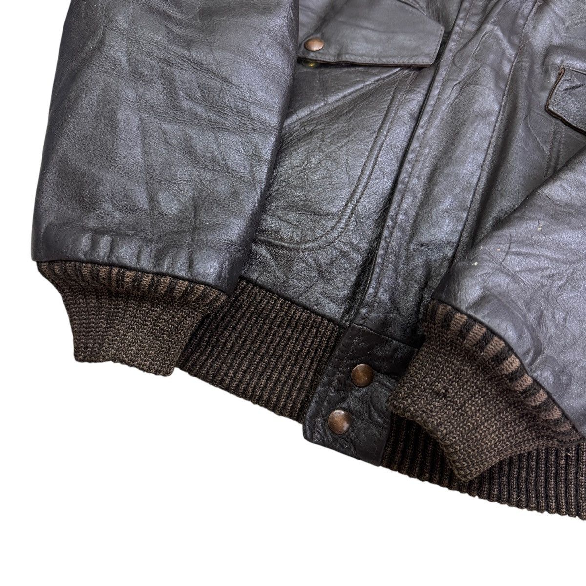Vintage × William Barry 🔥 60s-70s VTG WILLIAM BARRY G-1 AVIATOR FLIGHT JACKET Size US S / EU 44-46 / 1 - 8 Thumbnail