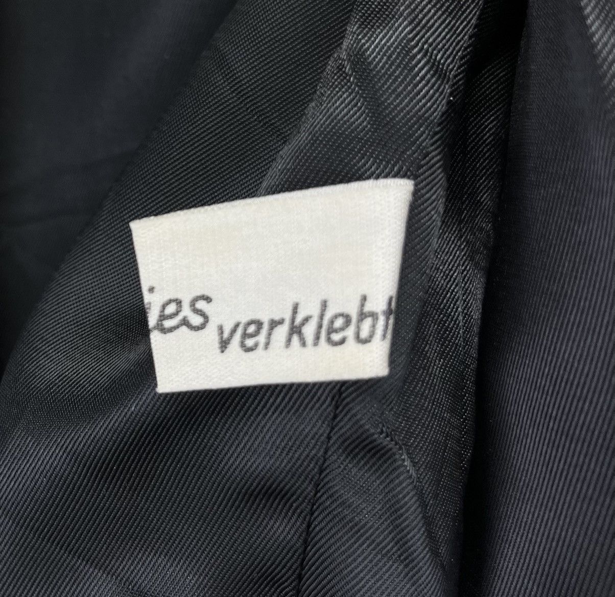 Vintage Vintage 80s GMBH Germany Navy Wool Double Breasted Jacket Size US S / EU 44-46 / 1 - 15 Thumbnail