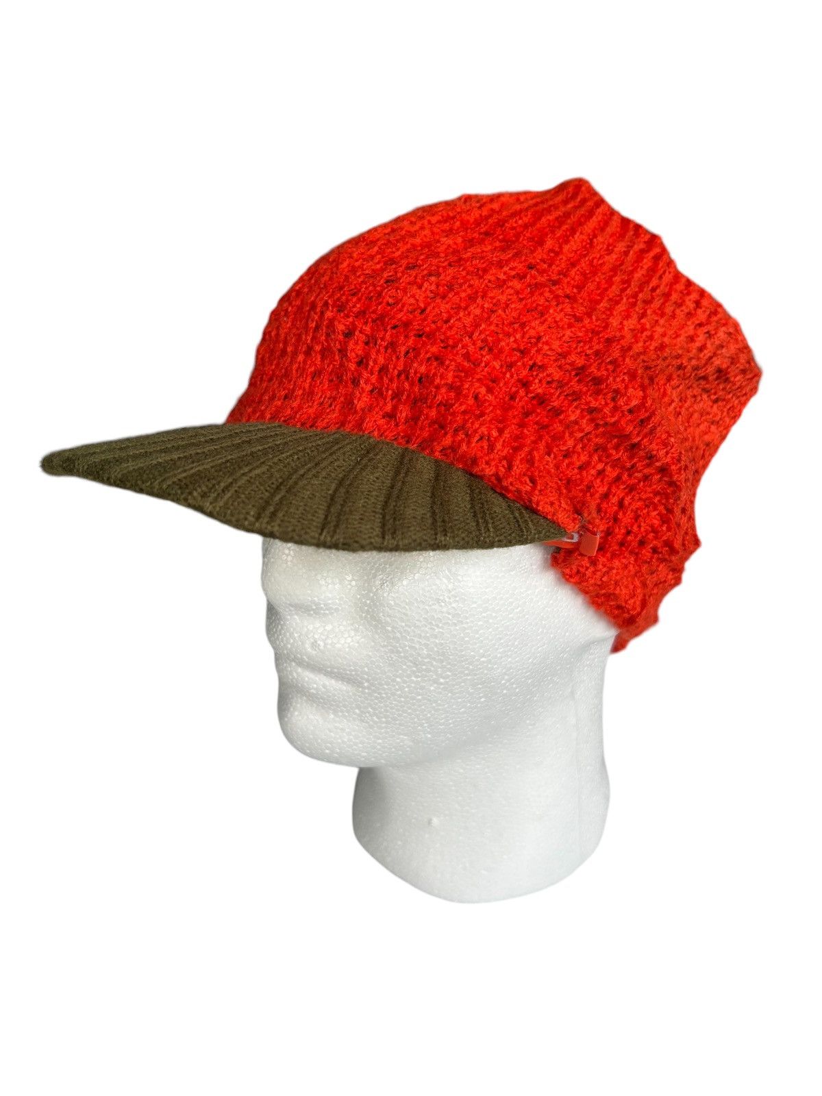 Japanese Brand Shimano Orange Japanese Brand Knitted Hats Size ONE SIZE - 1 Thumbnail