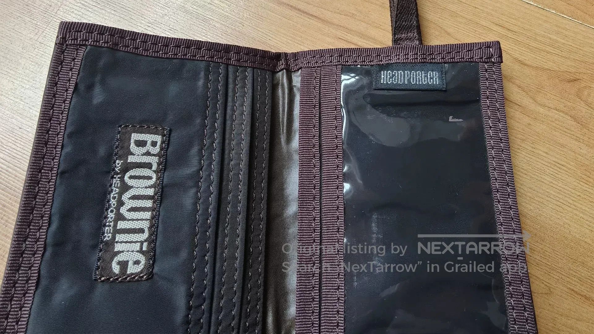 Head Porter PORTER Brown Wallet with Card Slots. Size ONE SIZE - 6 Thumbnail