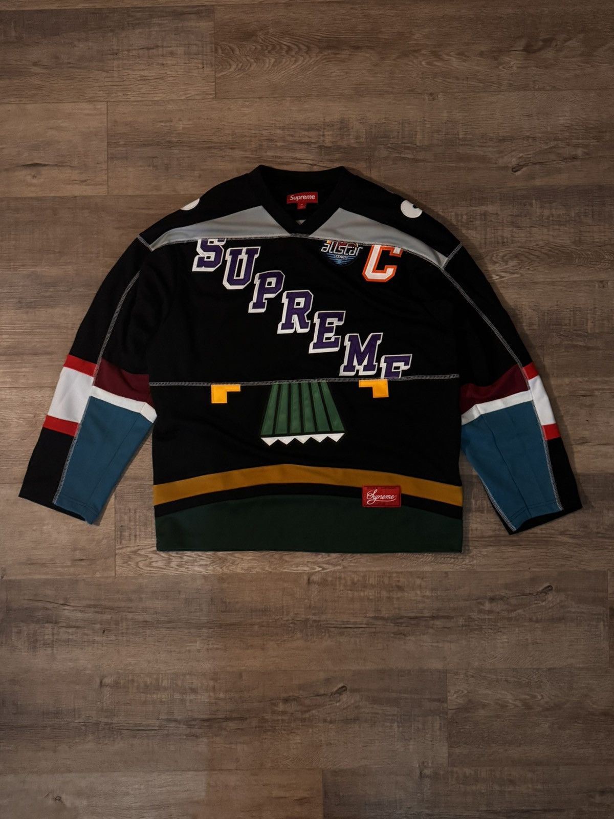 Supreme Supreme Paneled Hockey Jersey Size US M / EU 48-50 / 2 - 1 Thumbnail