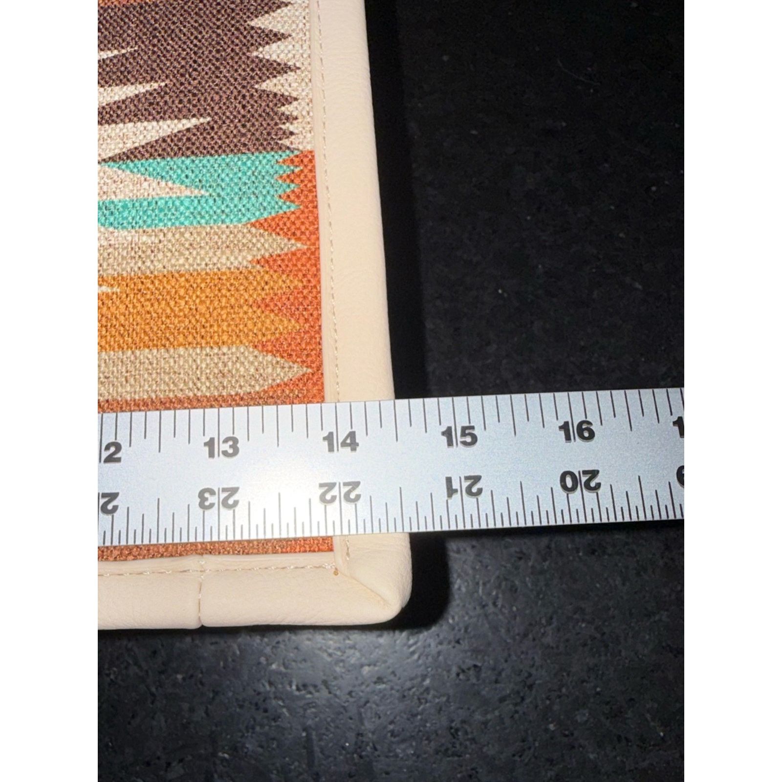 Wrangler Wrangler Beige Aztec Tote Bag WRANGLER LEATHER PATCH POCKET Size ONE SIZE - 14 Thumbnail
