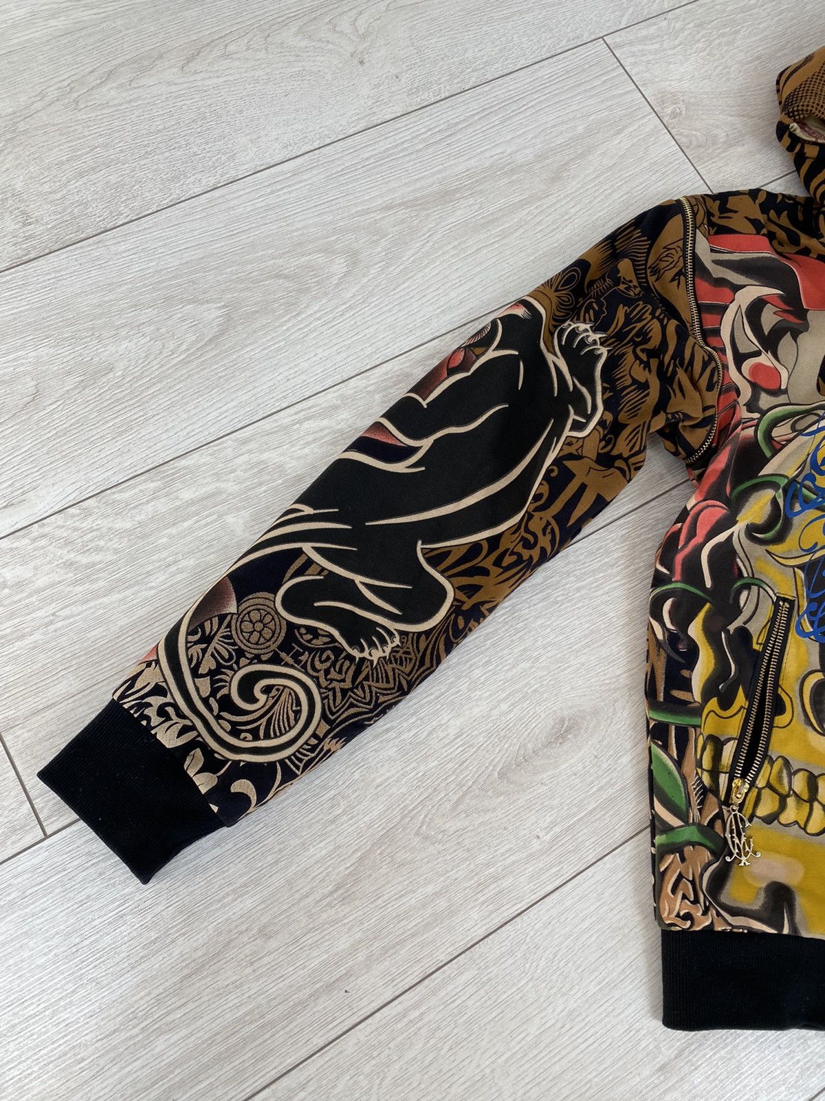 Christian Audigier × Japanese Brand Christian Audiger Y2k zip-hoodie size M Size US M / EU 48-50 / 2 - 4 Thumbnail