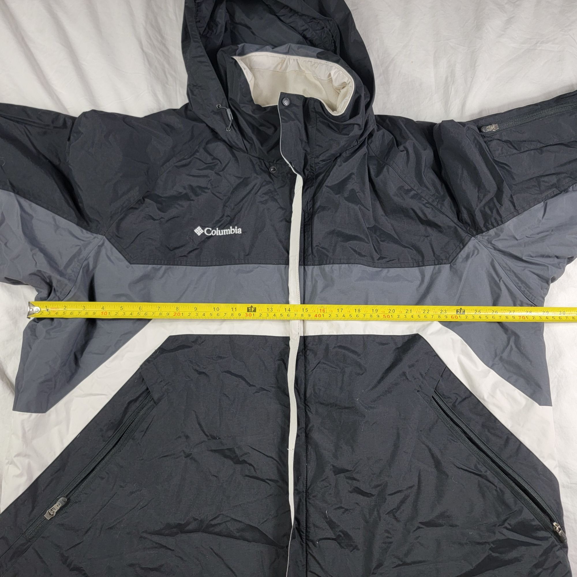 Columbia Columbia Mens 2XL Black White Winter Jacket Waterproof Warm Size US XXL / EU 58 / 5 - 12 Thumbnail